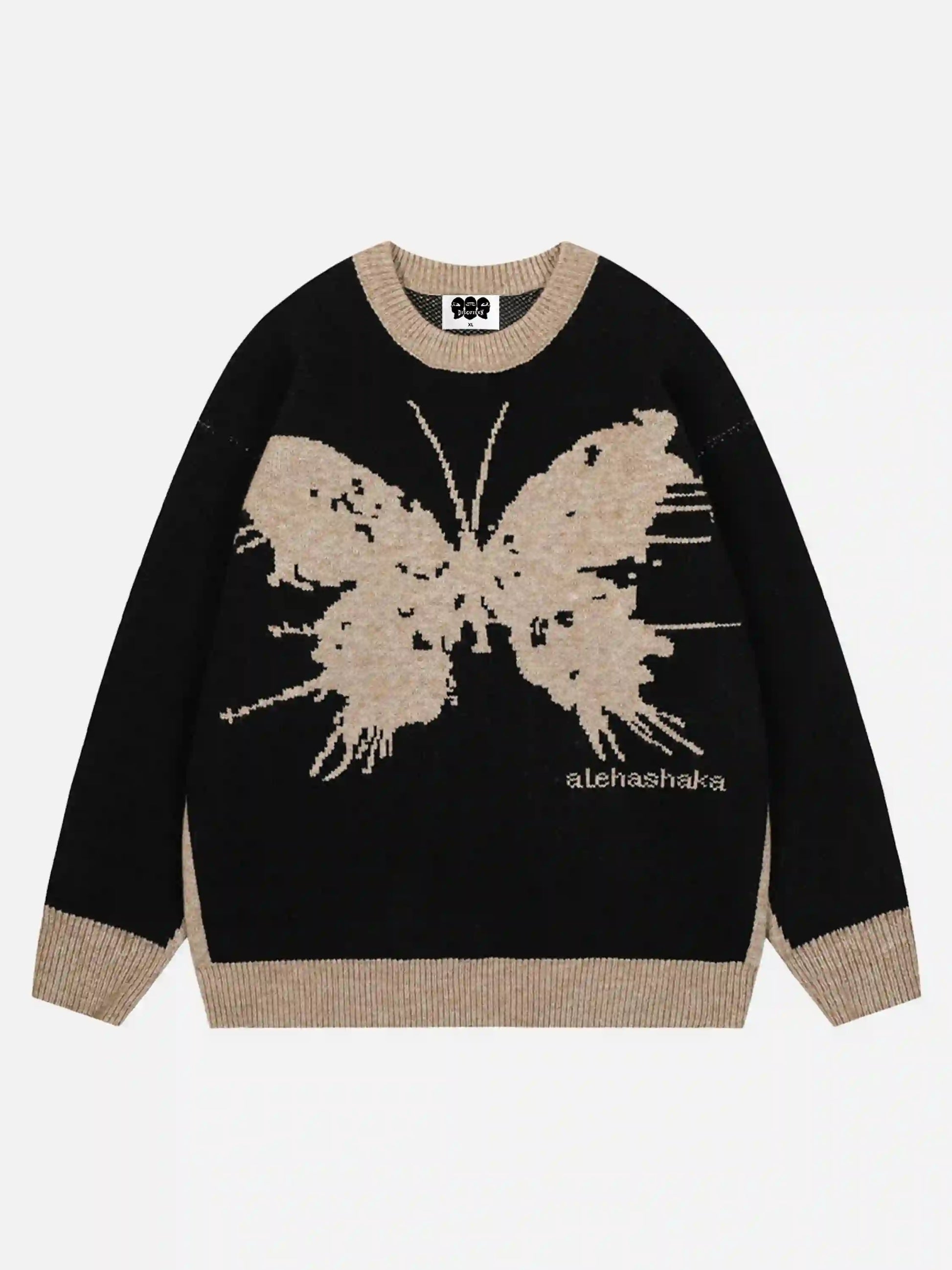 Disguisen Jacquard Butterfly Sweater