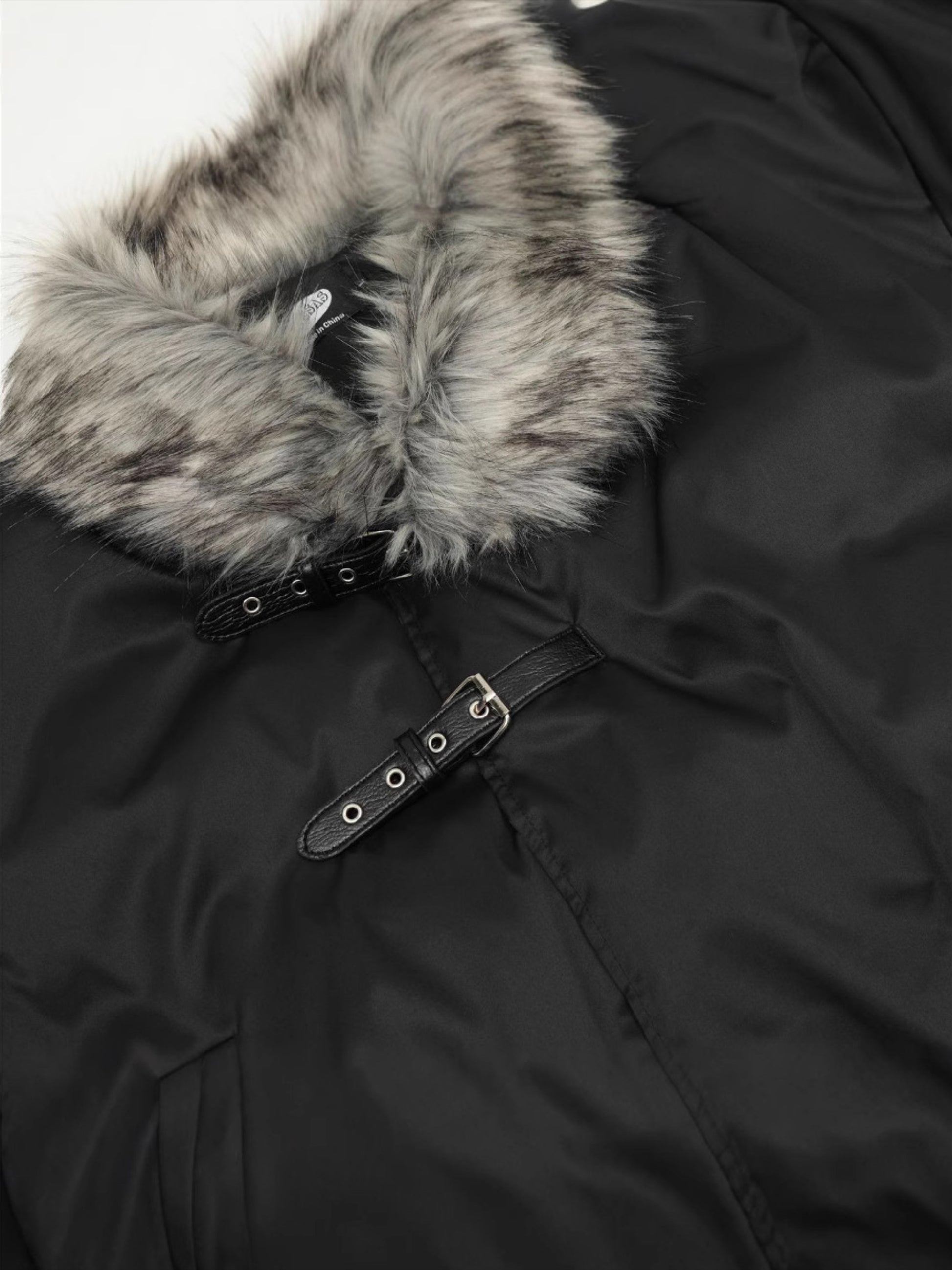 Retro Fur Collar Thickened Coat