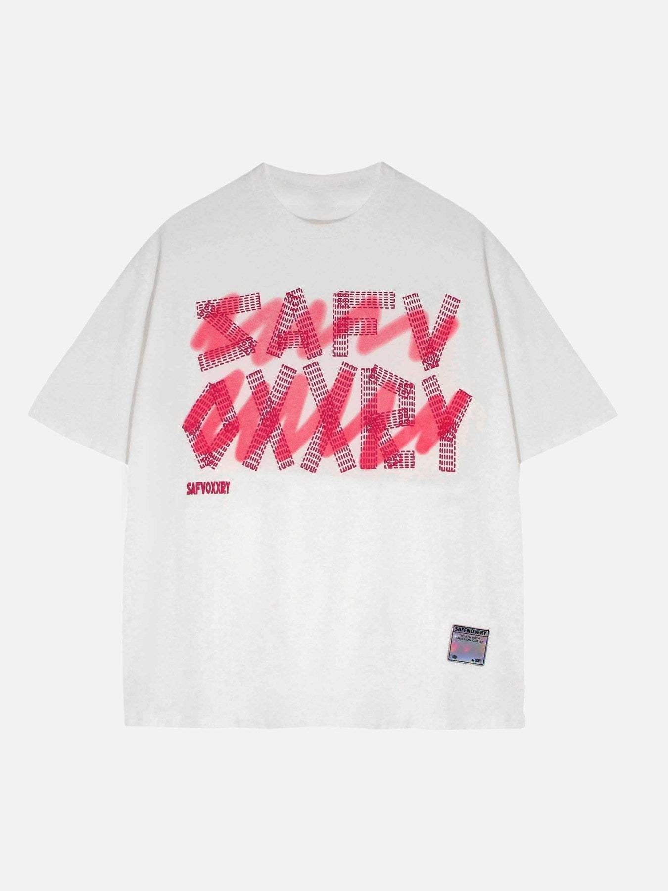 Disguisen Creative Alphabet Printed T-Shirt