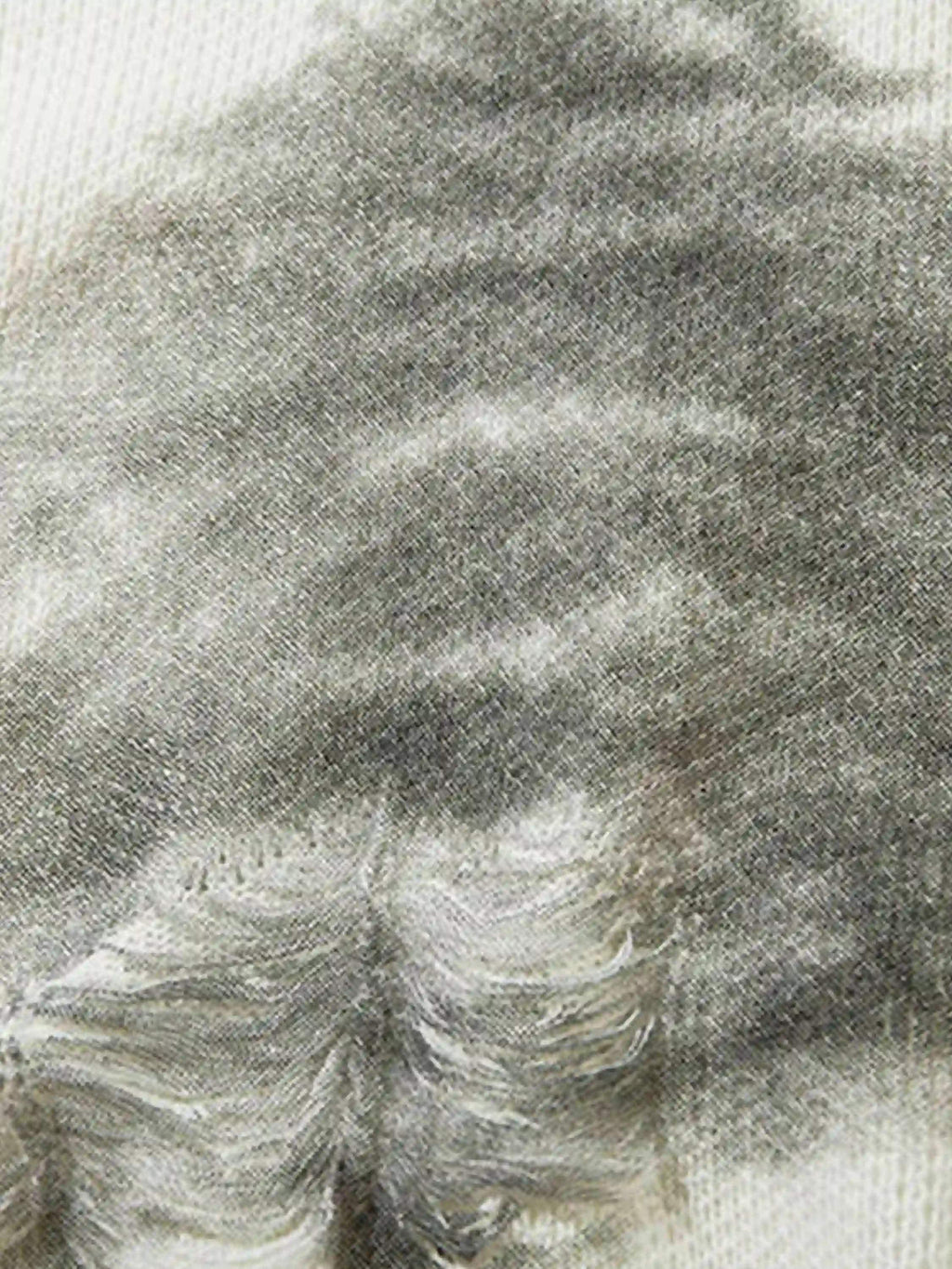 Disguisen High Street Spray Painted Distressed Dirty Chain Round Neck Sweater