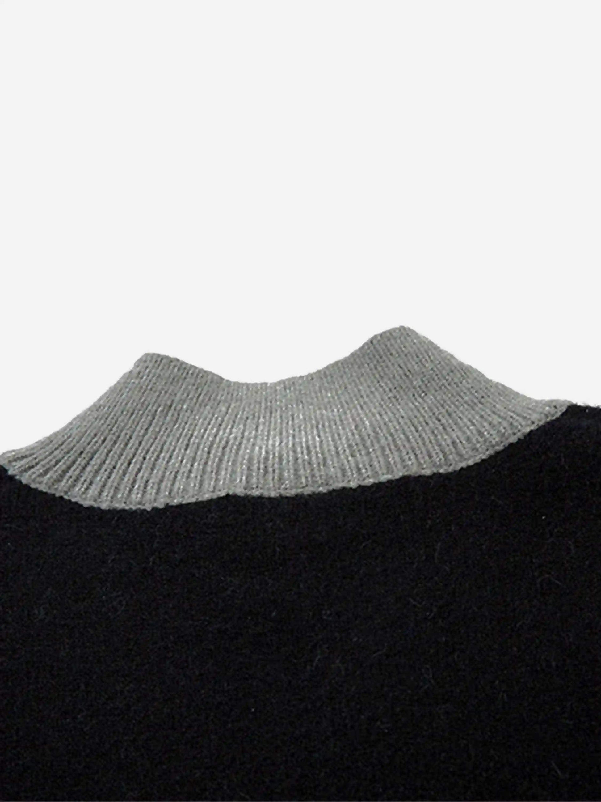 Disguisen Dark Spider Web Zipper Stand Collar Cardigan