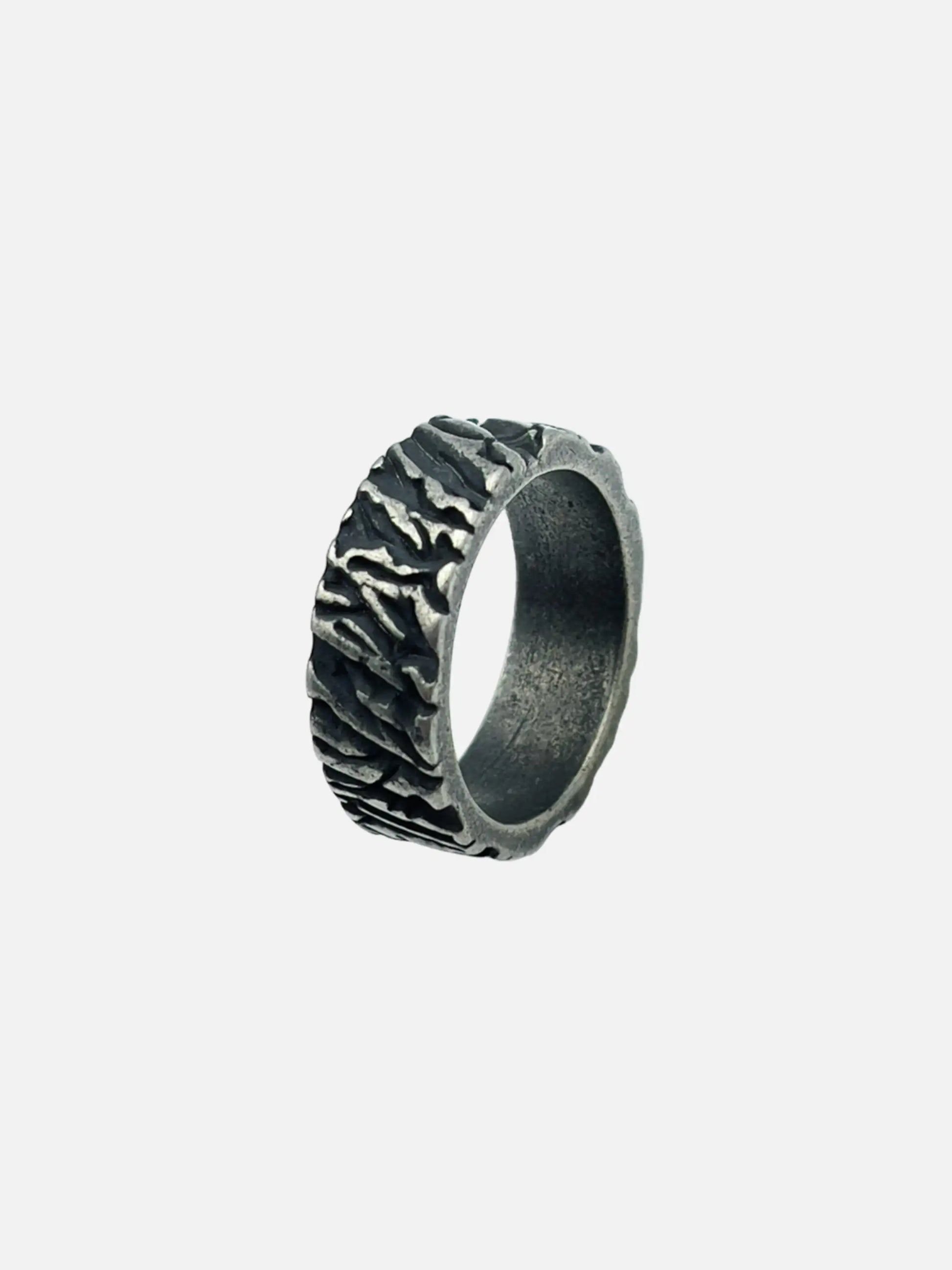 Vintage Bark Texture Ring