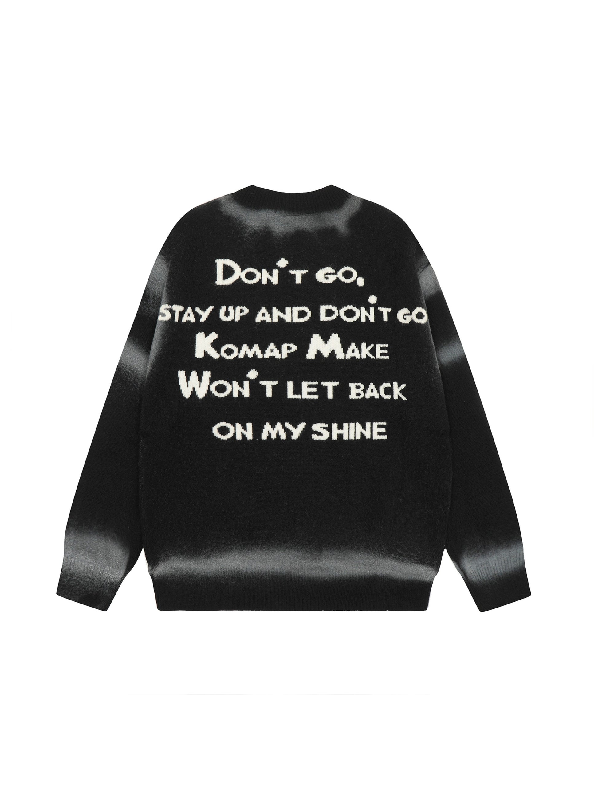 Retro character YEAH! sweater