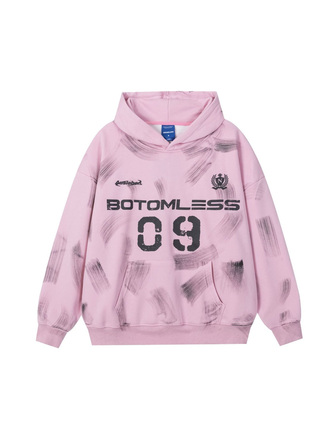 Vintage Letter Print Hoodie