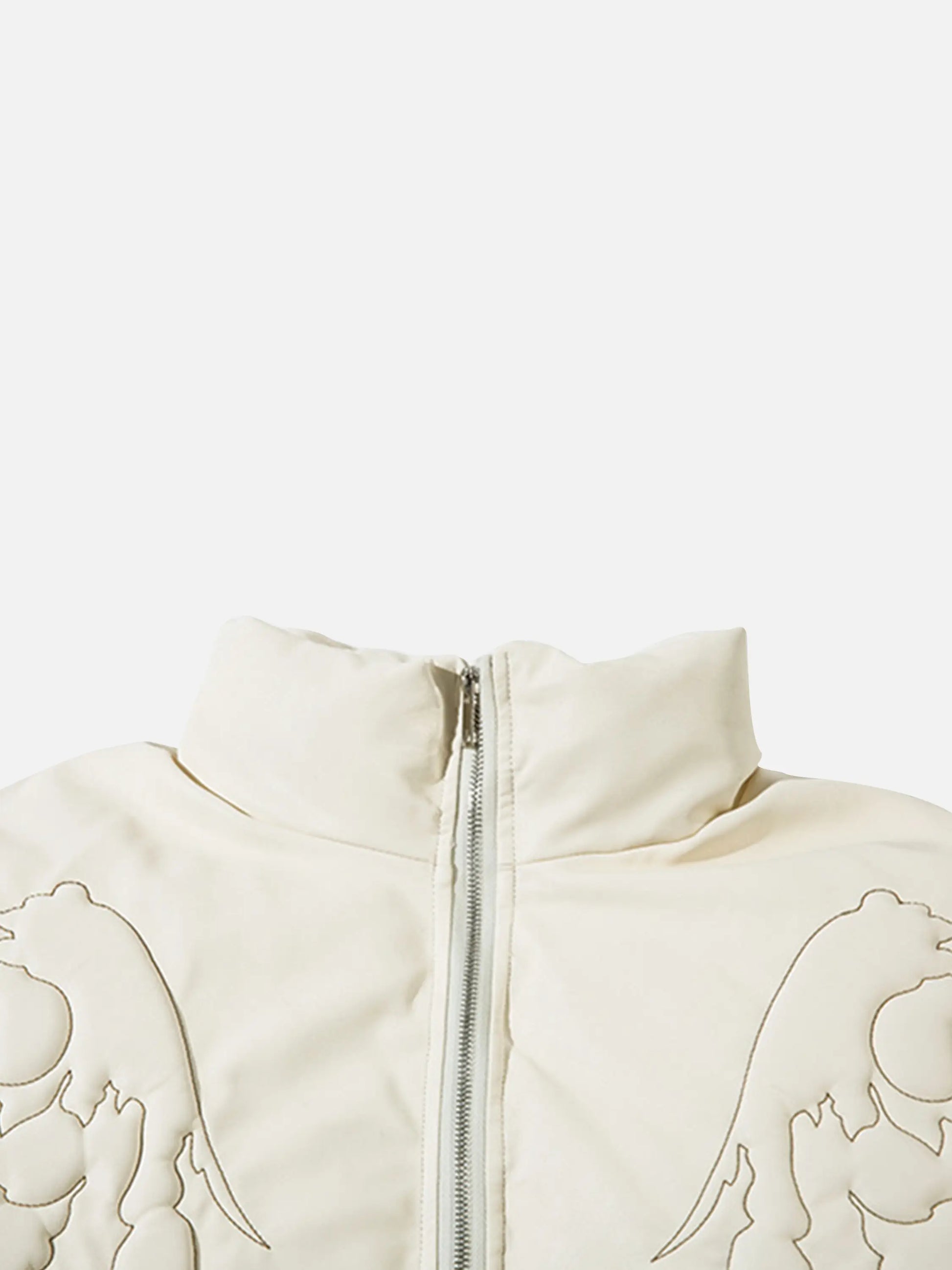 Disguisen American Street Style Floral Embroidered Coat