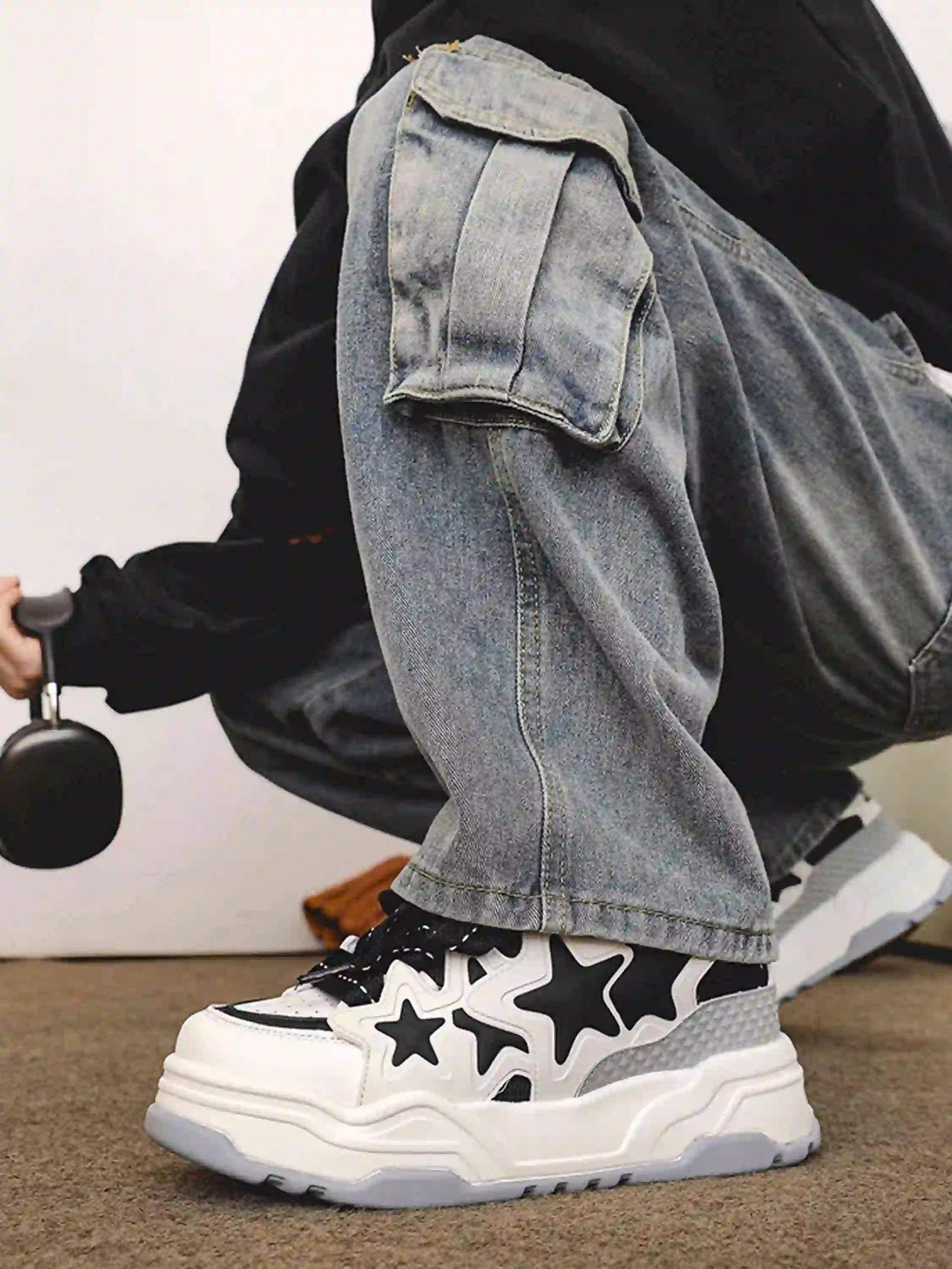 Disguisen Hip-Hop Trendy Star Bread Shoes