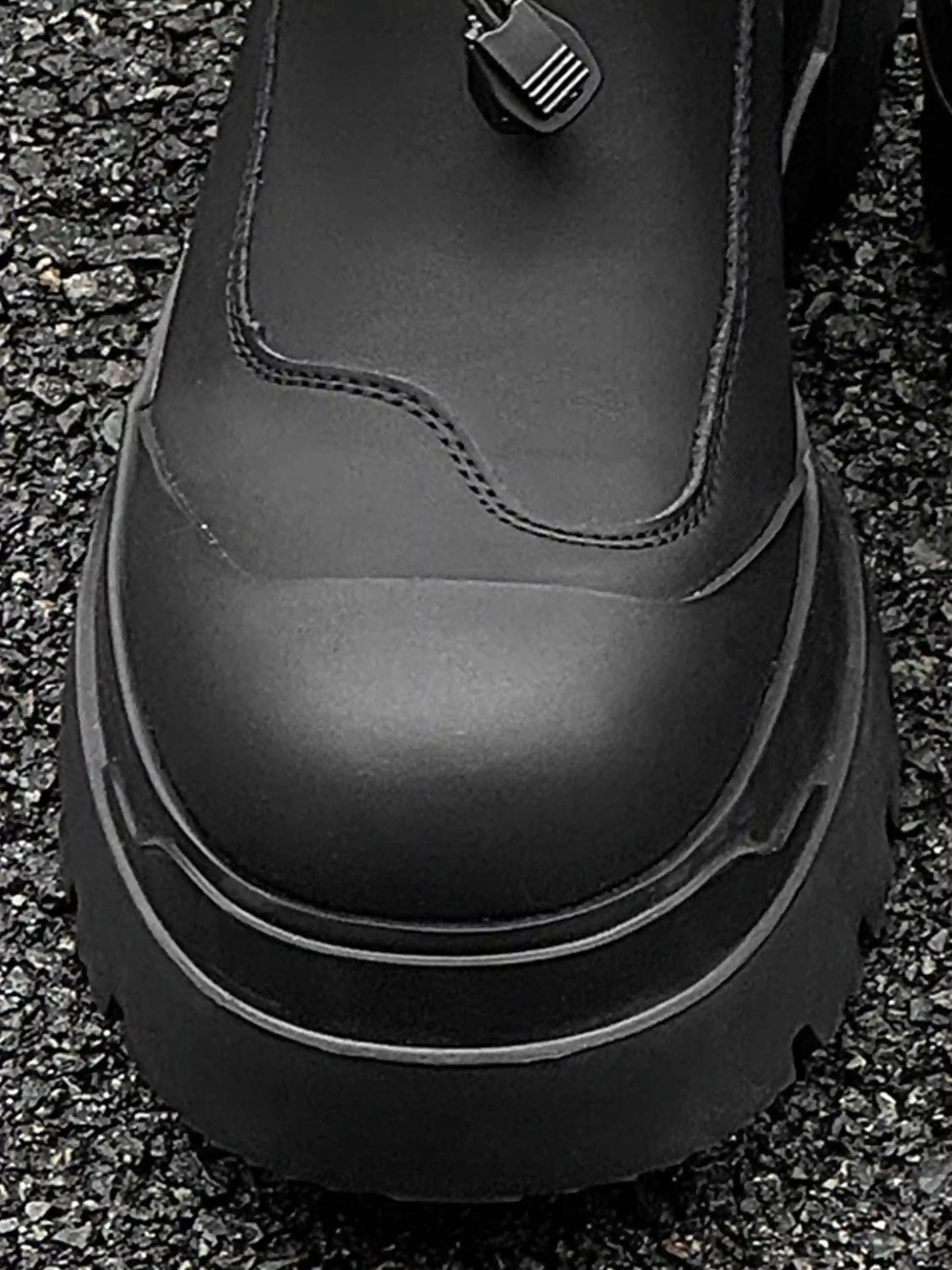 Functional Elastic High-top Chunky Boots