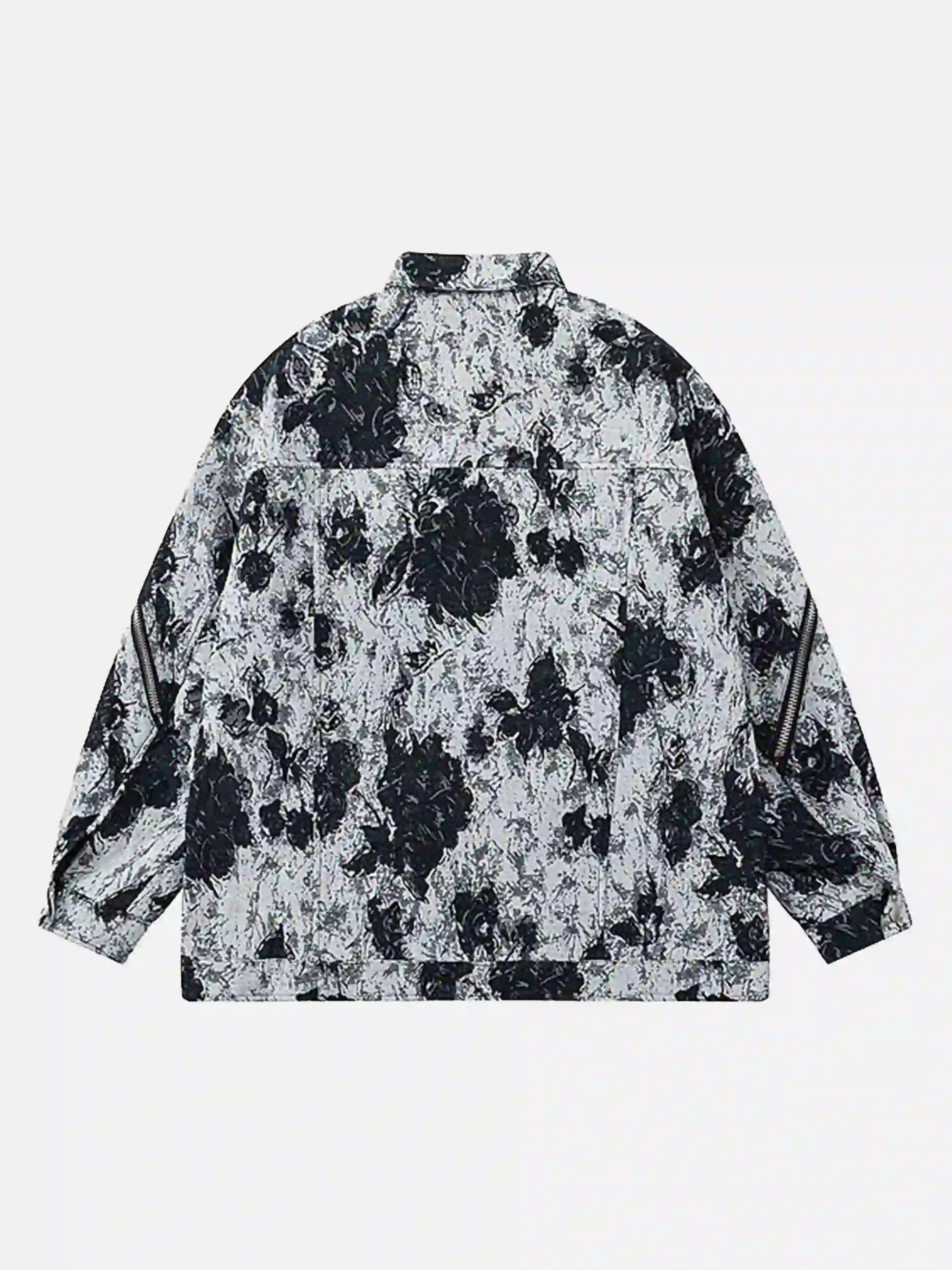 Disguisen American Hip-Hop Street Jacquard Jacket