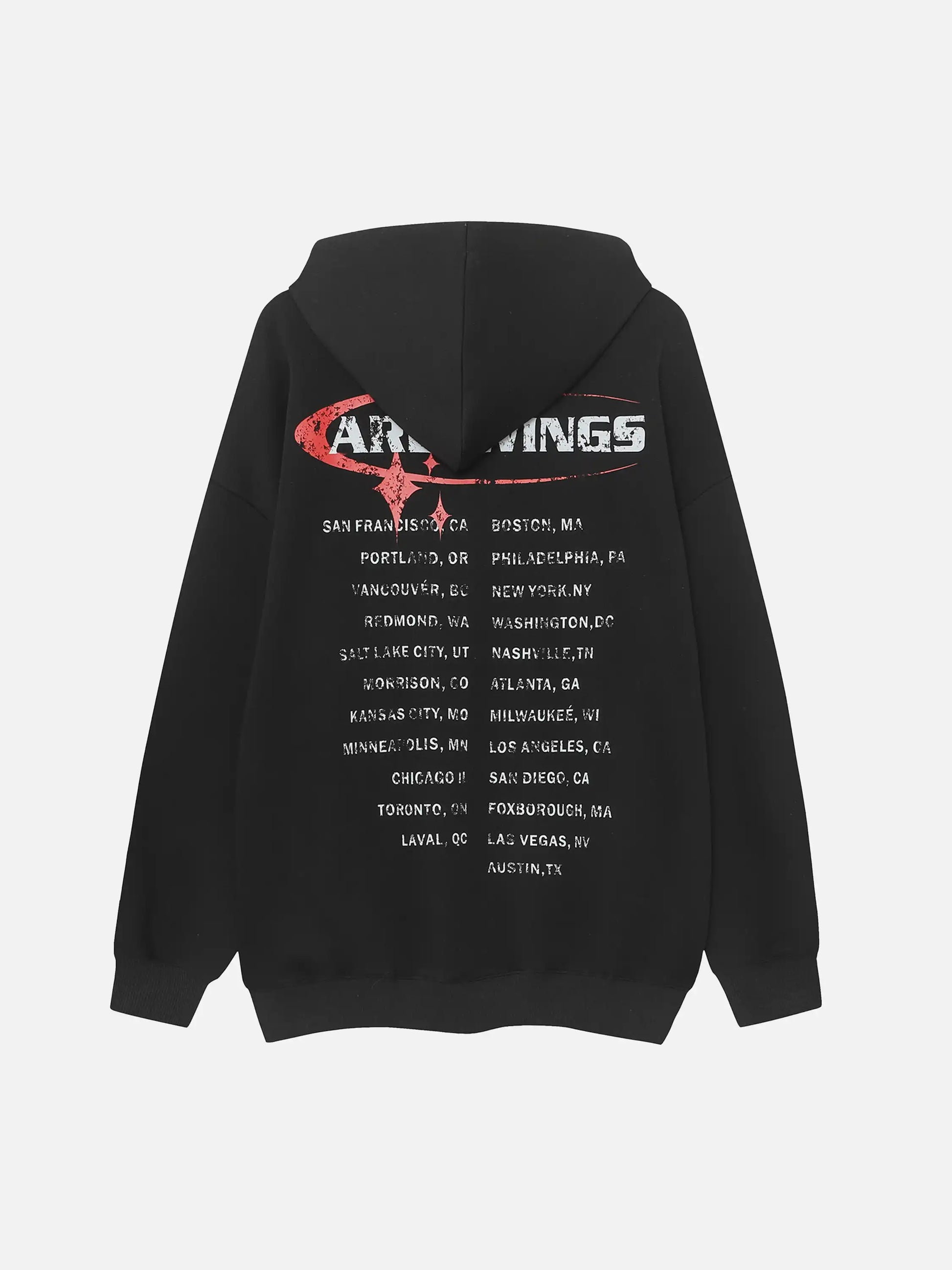 Disguisen High Street Lettering Hip-Hop Hoodie