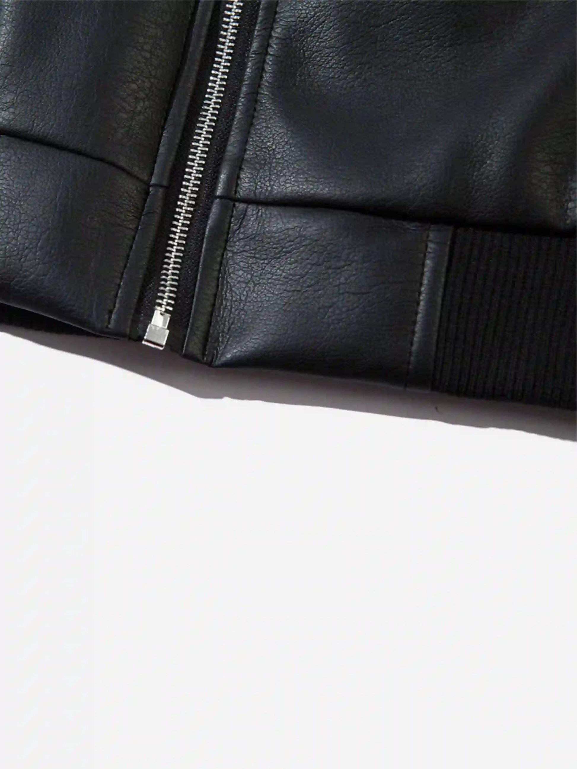 Retro Patchwork Motorcycle Jacket