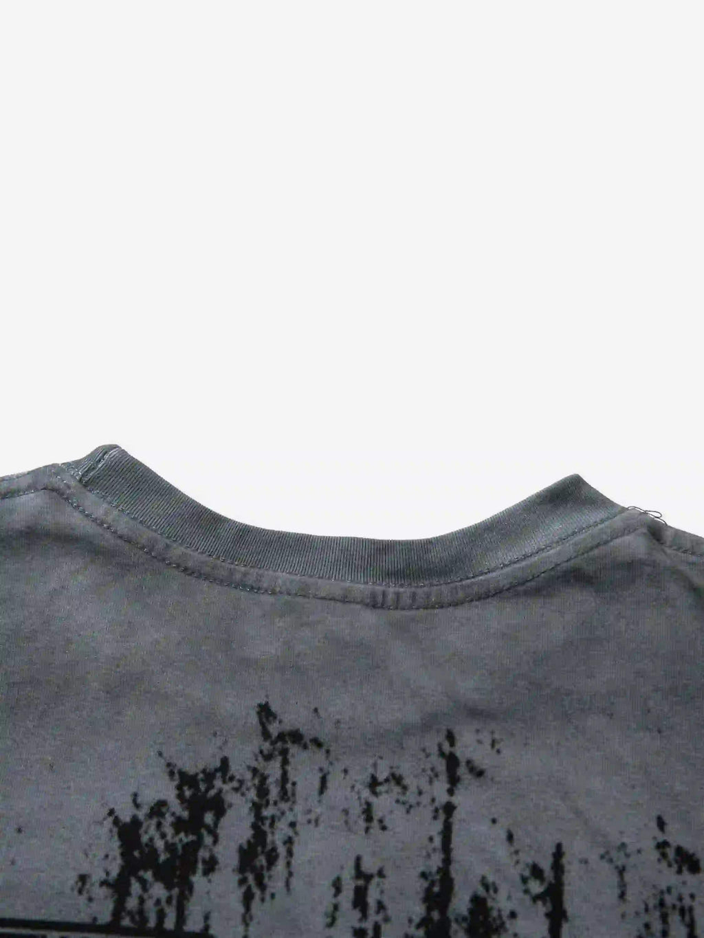 Disguisen American Style Paint Print Long Sleeve T-Shirt