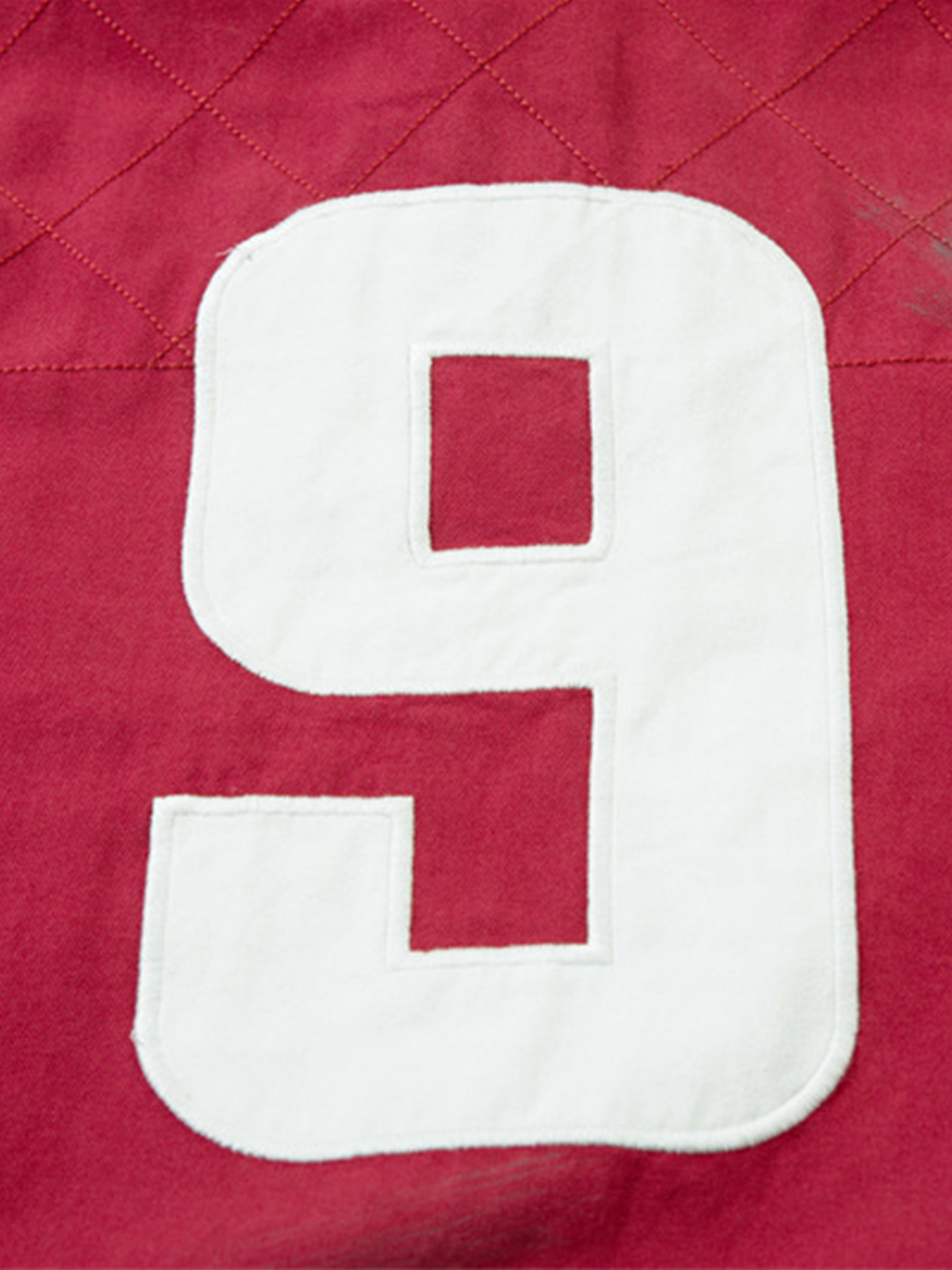 Embroidery Stitching Number 9 Fake Two-piece Polo T-shirt