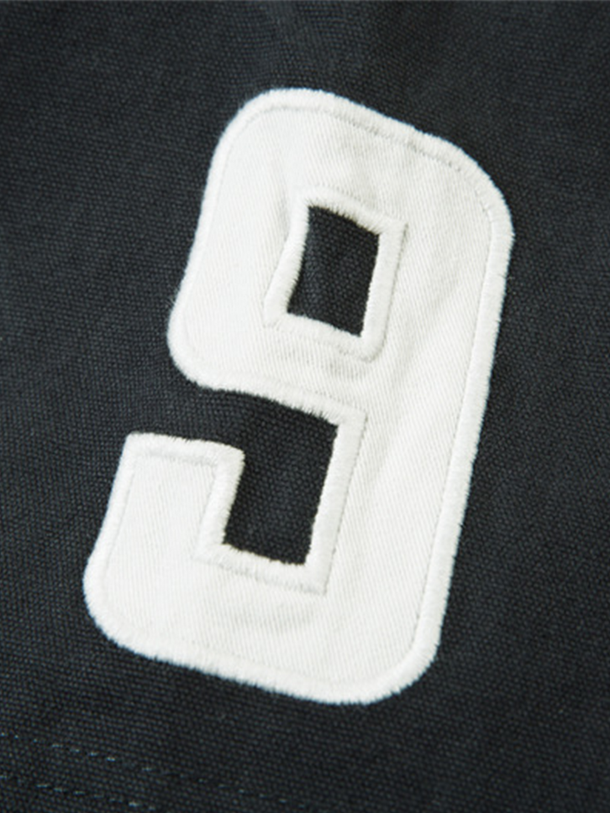 Embroidery Stitching Number 9 Fake Two-piece Polo T-shirt