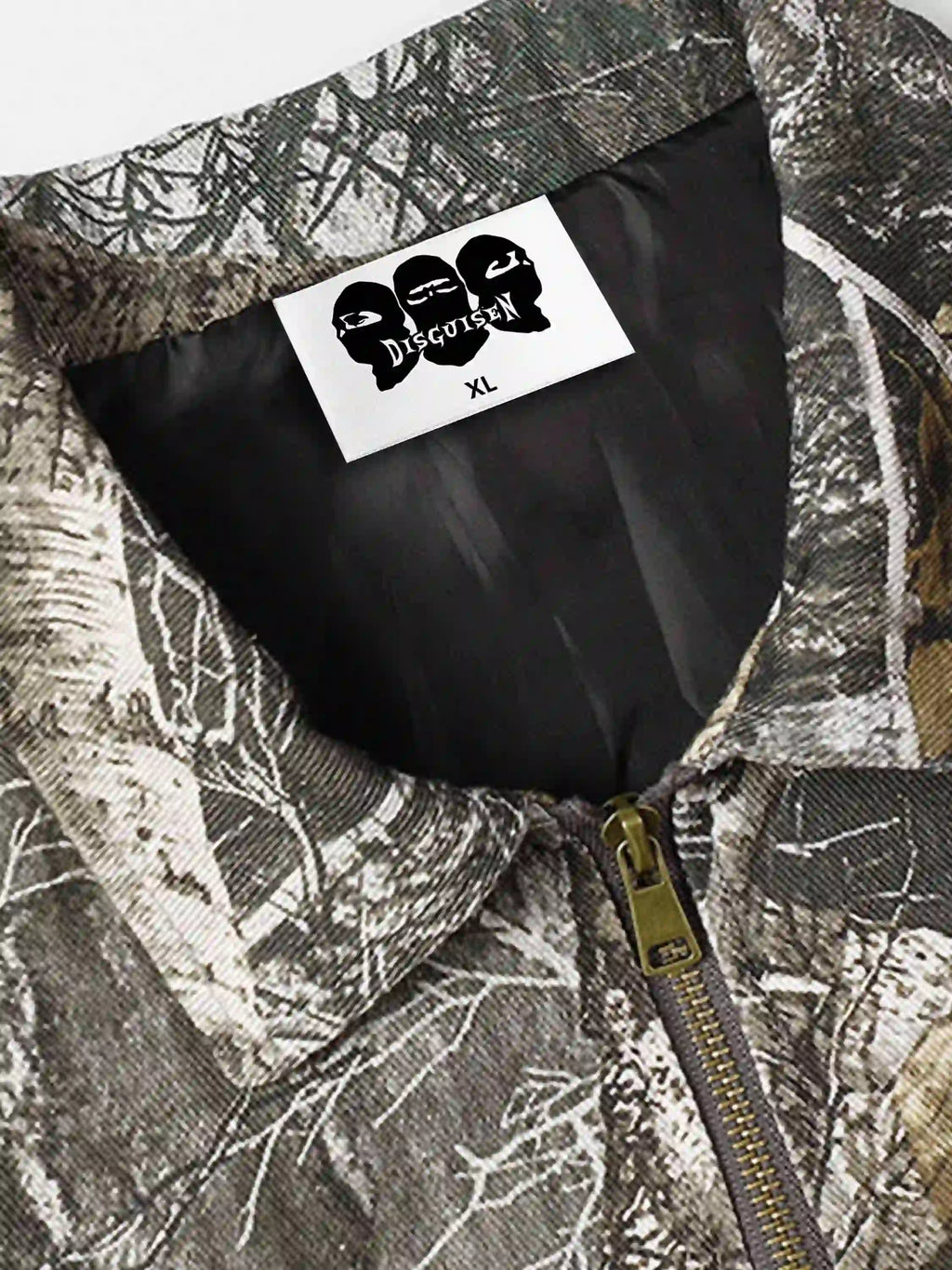 Disguisen American Retro Tree Branch Camouflage Jacket