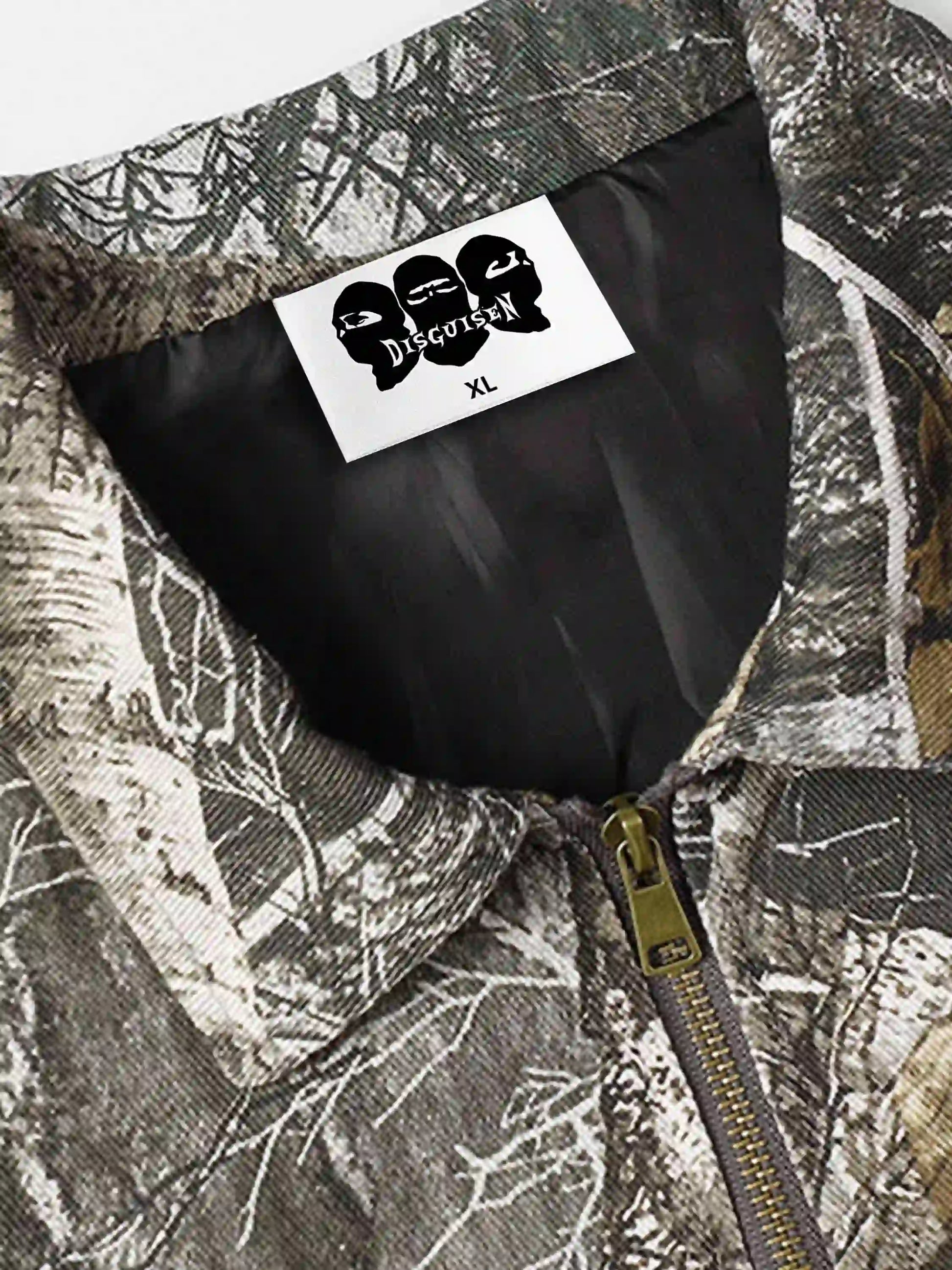 Disguisen American Retro Tree Branch Camouflage Jacket