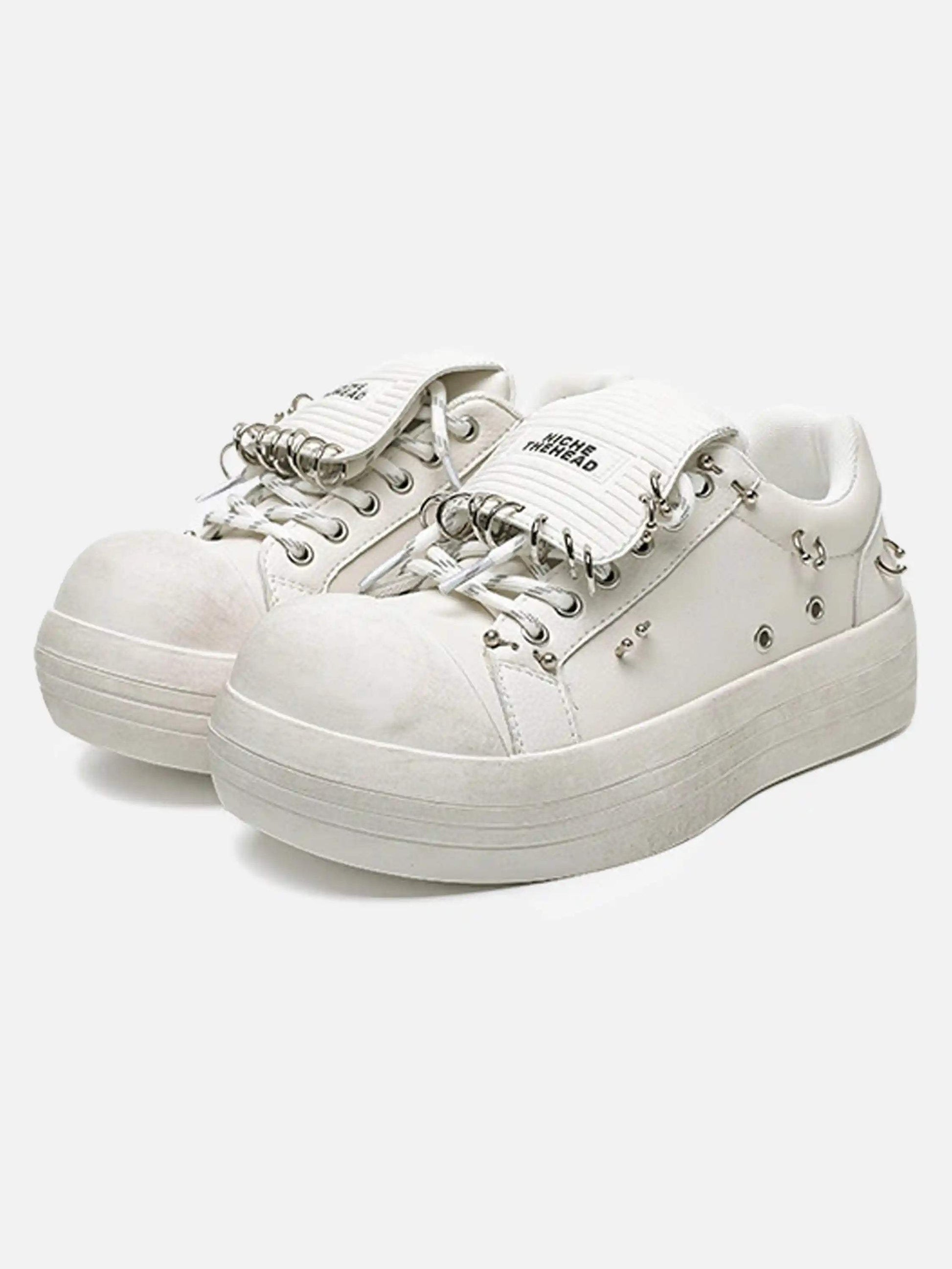 Disguisen Retro Punk Big Toe Platform Shoes