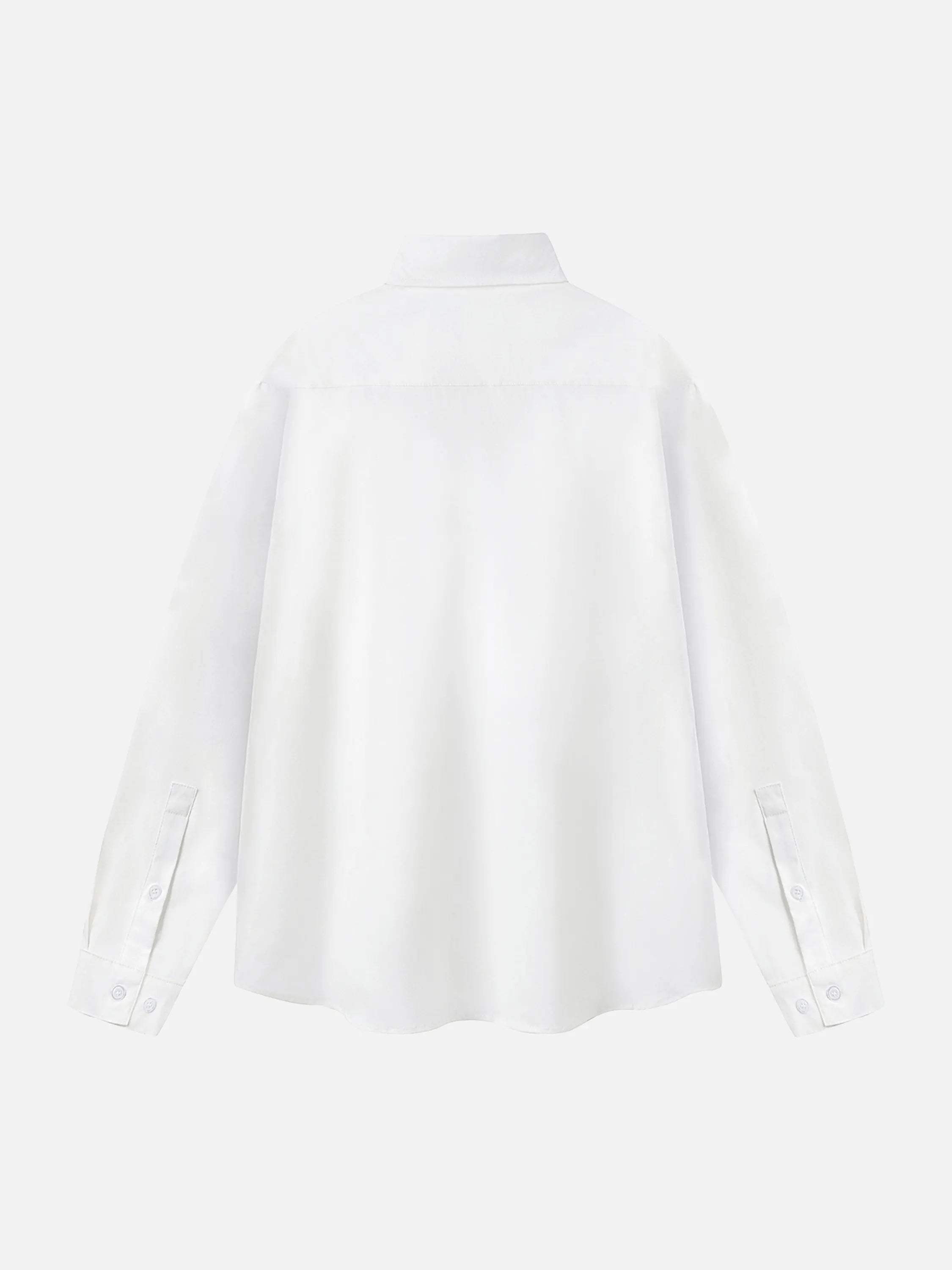 Disguisen Street Style Simple Cartoon Long Sleeve Shirt