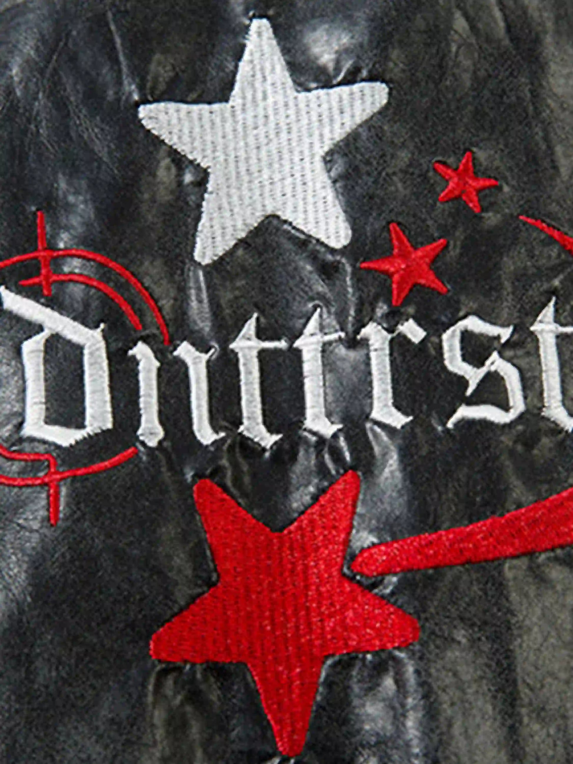Disguisen American Retro Wax Motorcycle Baseball Jacket