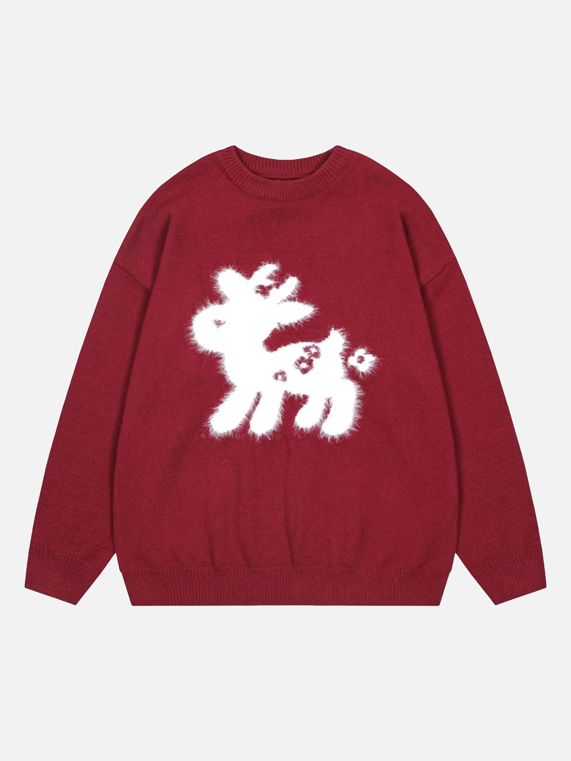 Sika Deer Crew Neck Sweater