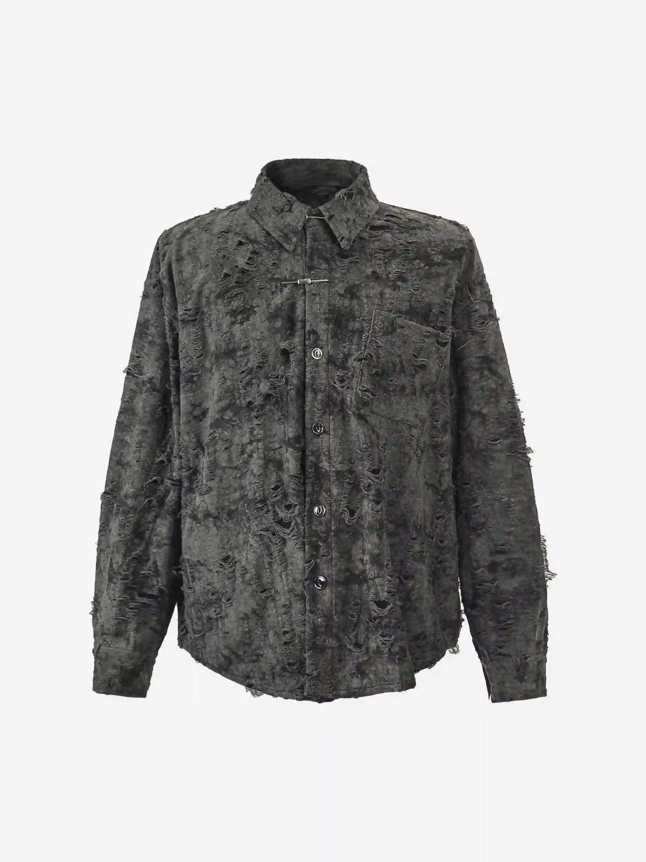 Disguisen American Style Dark Style Long Sleeve Shirt