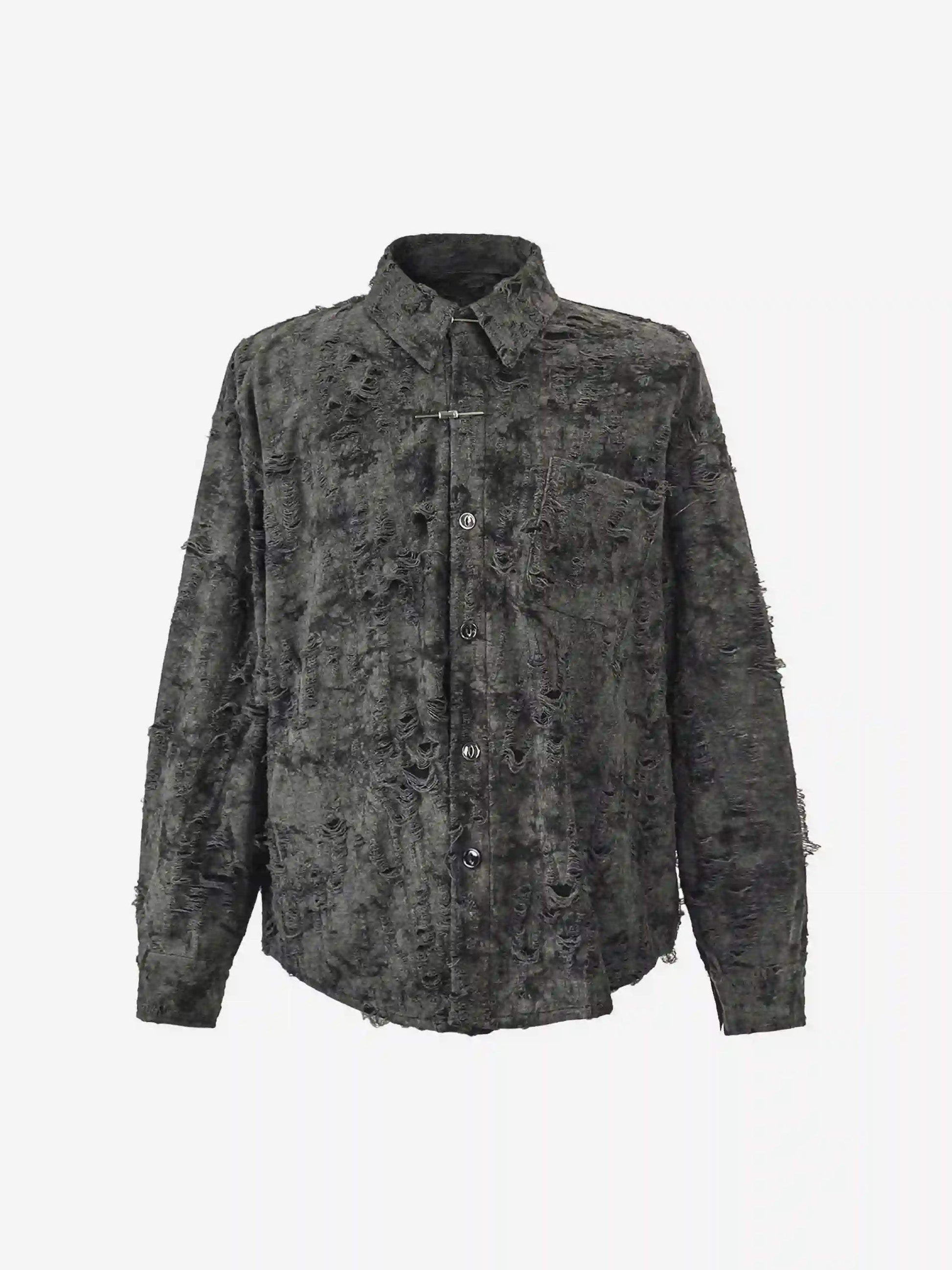 Disguisen American Style Dark Style Long Sleeve Shirt