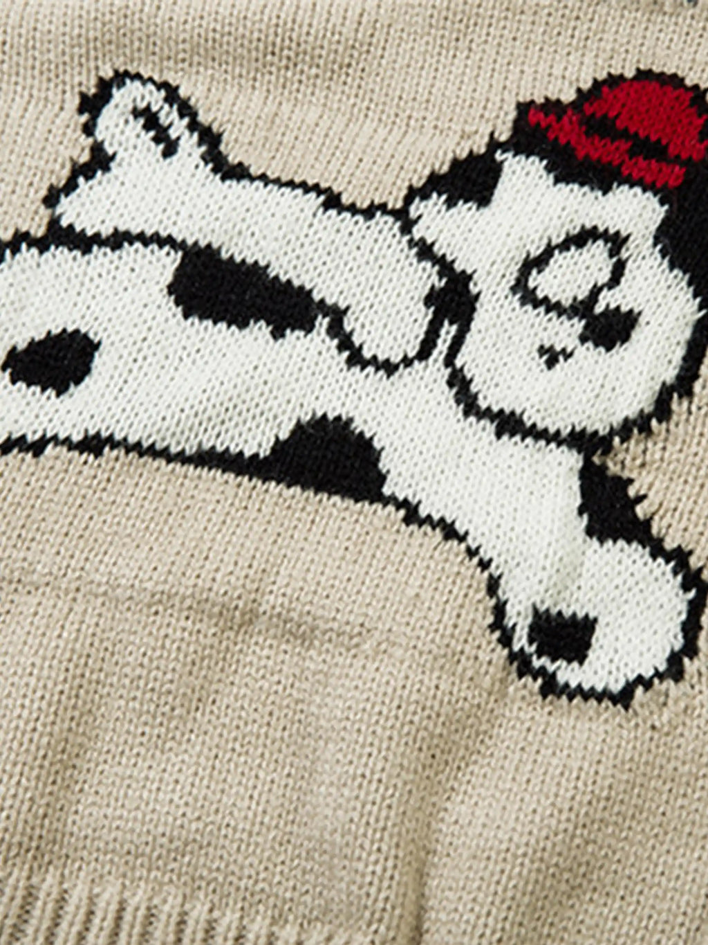 Cartoon Pets Knitted Cardigan