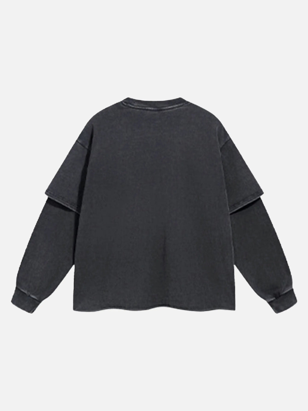Disguisen Hip-hop Phantom Fake Two-Piece Long Sleeve T-Shirt