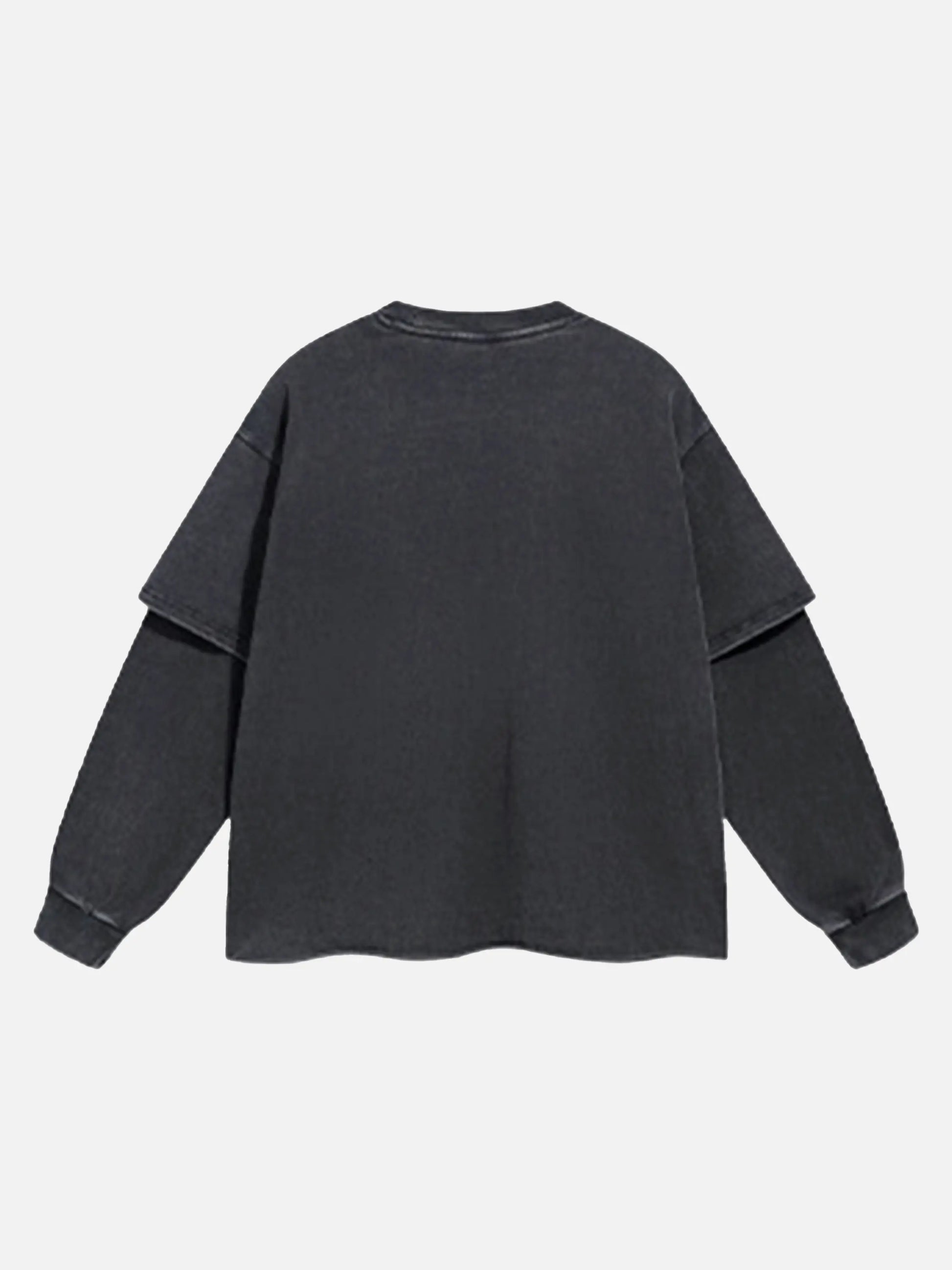 Disguisen Hip-hop Phantom Fake Two-Piece Long Sleeve T-Shirt
