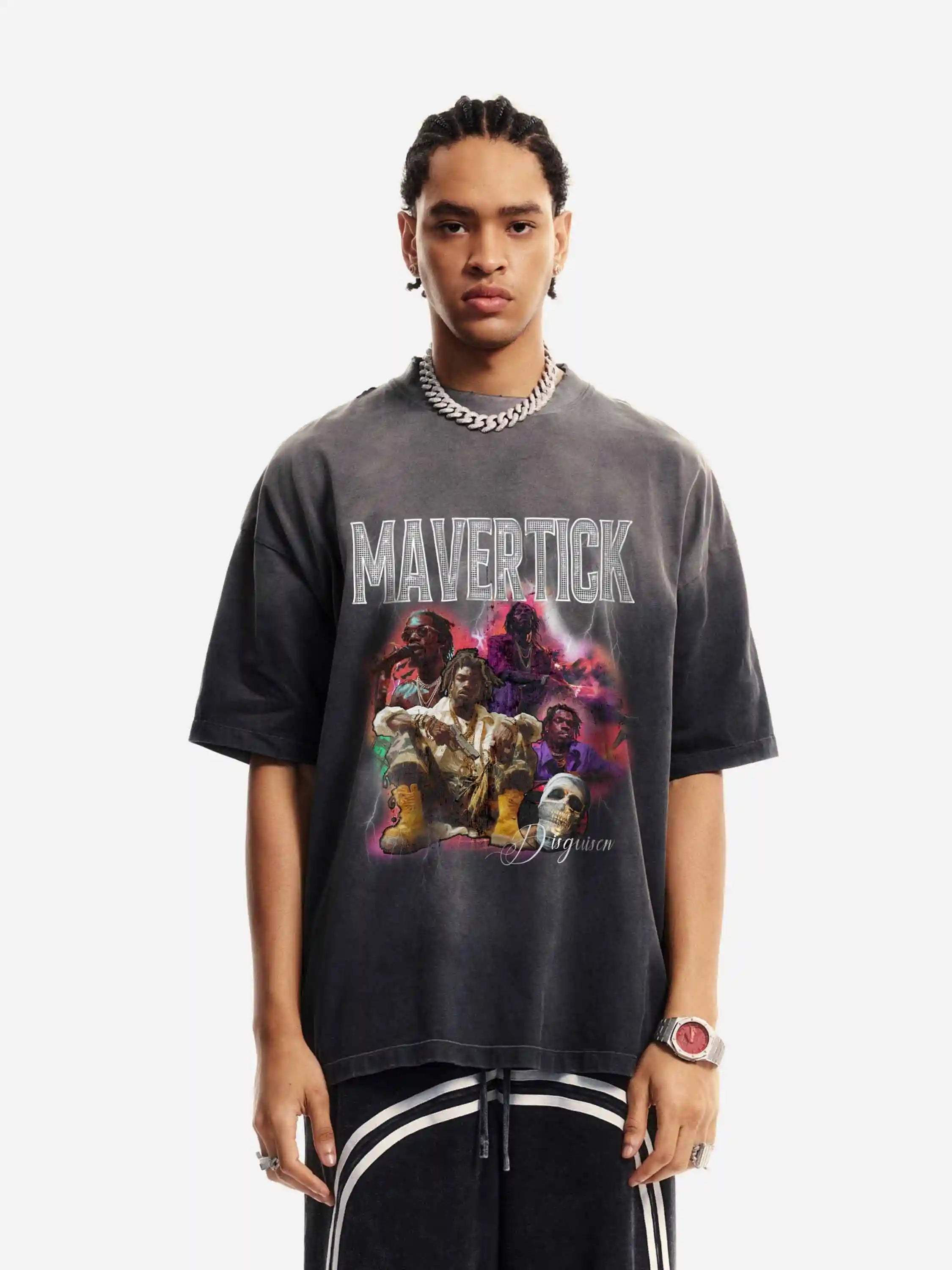Disguisen Hip-Hop Distressed T-Shirt