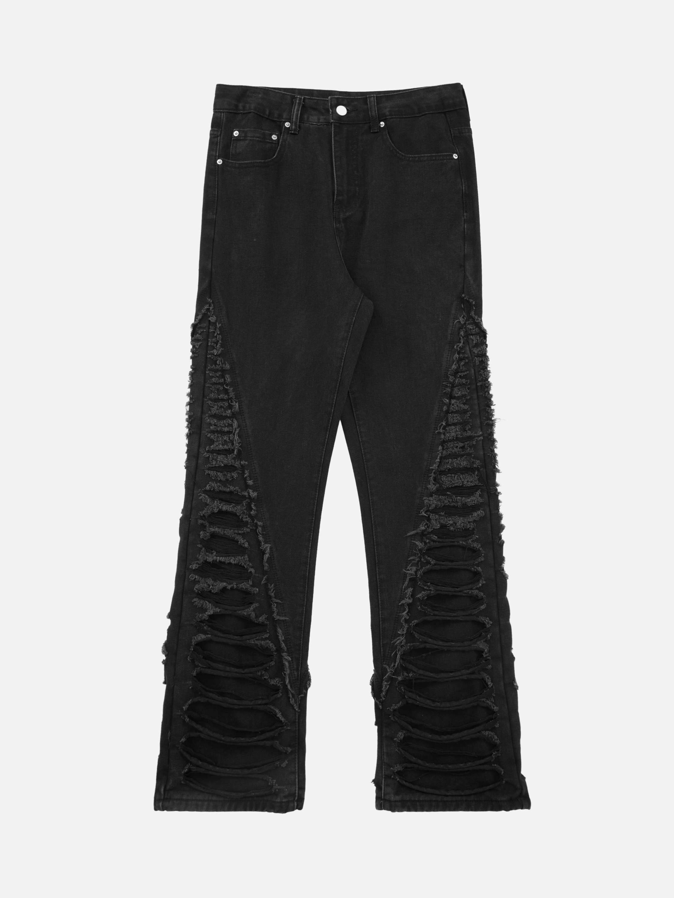 Disguisen Ripped Double Straight Jeans