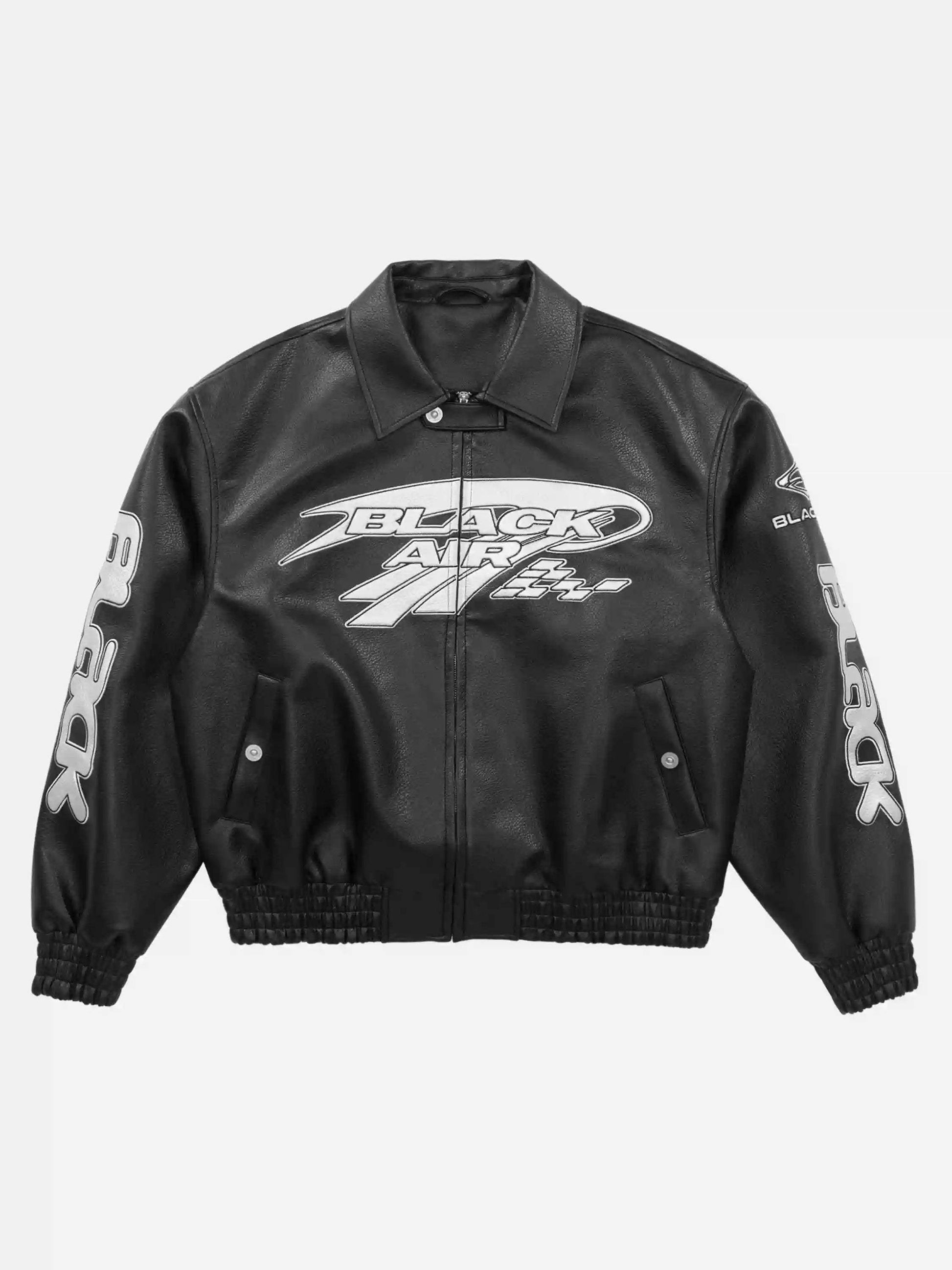 Disguisen American Vintage Street PU Leather Jacket-0662