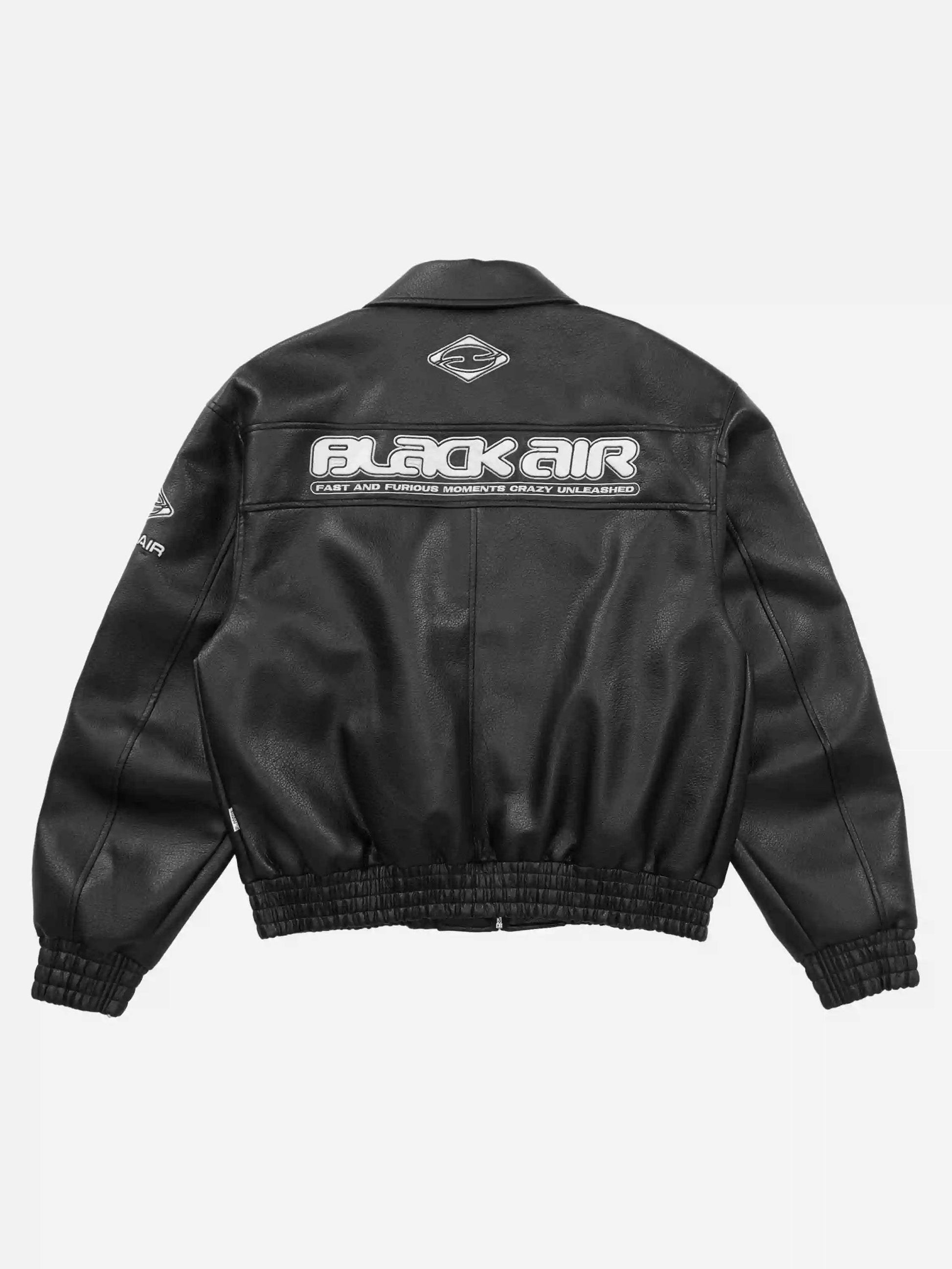 Disguisen American Vintage Street PU Leather Jacket-0662