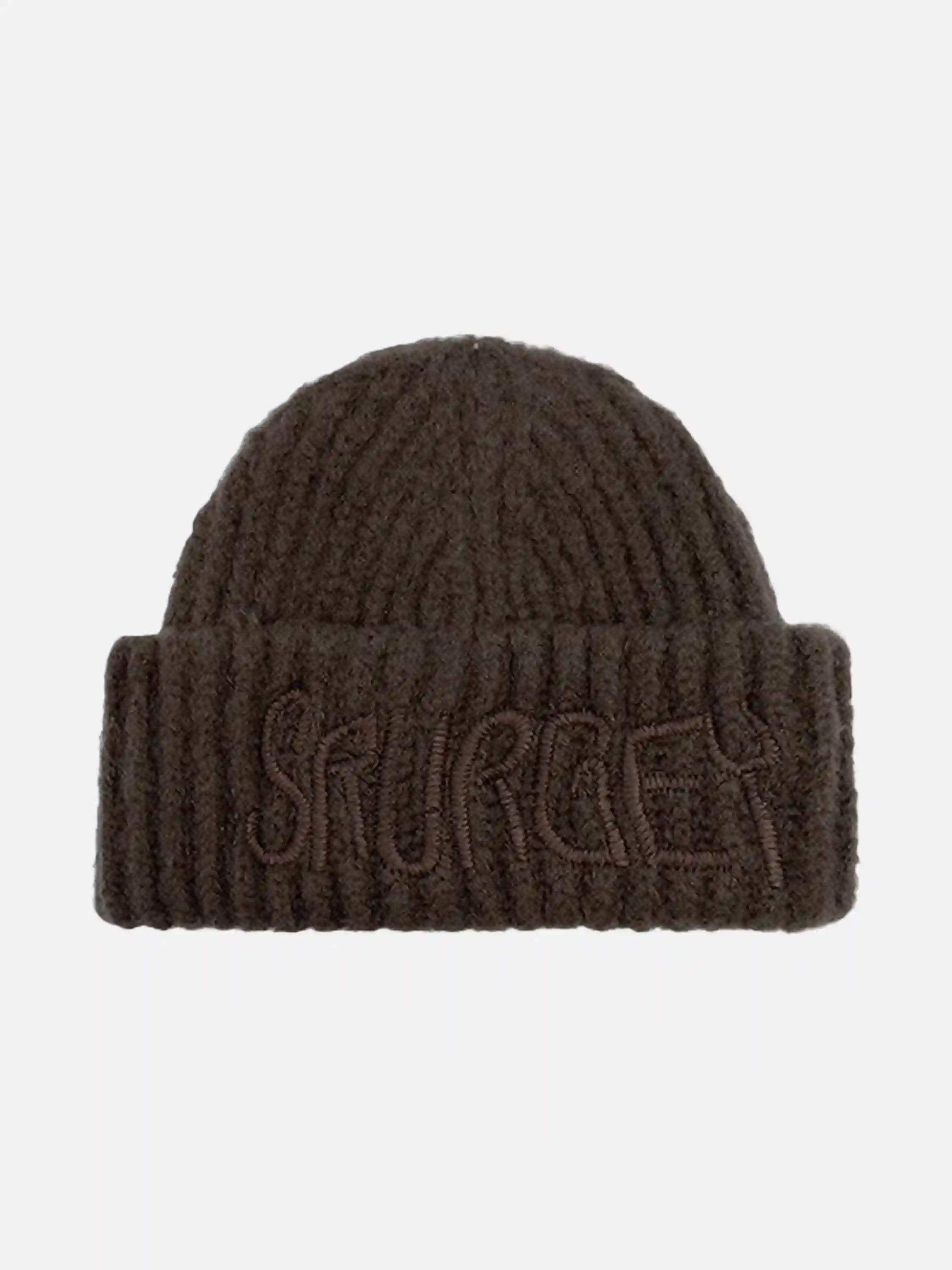 Disguisen American Style Letter Embroidered Knitted Hat