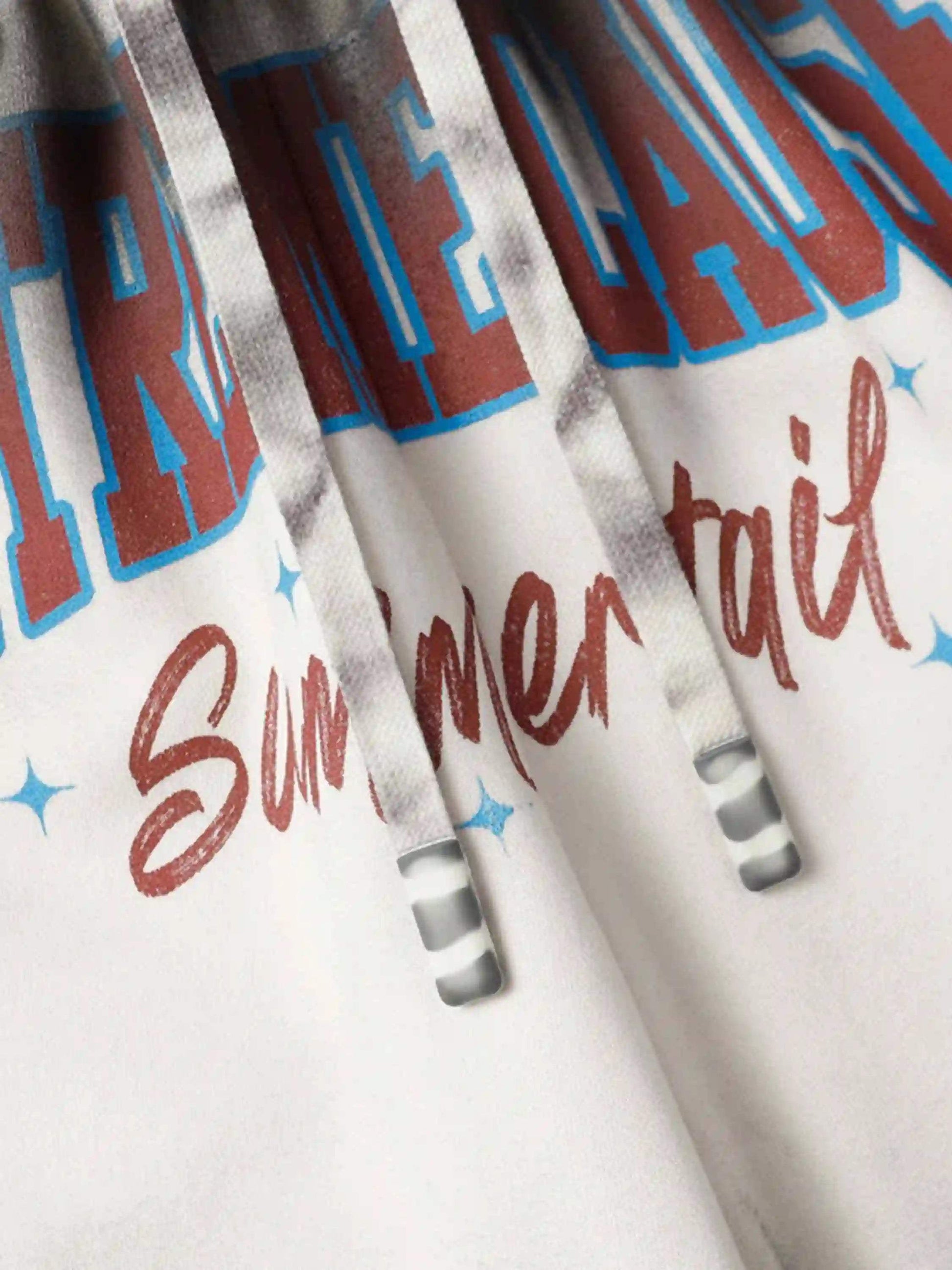 Disguisen American Style Distressed Gradient Print Shorts