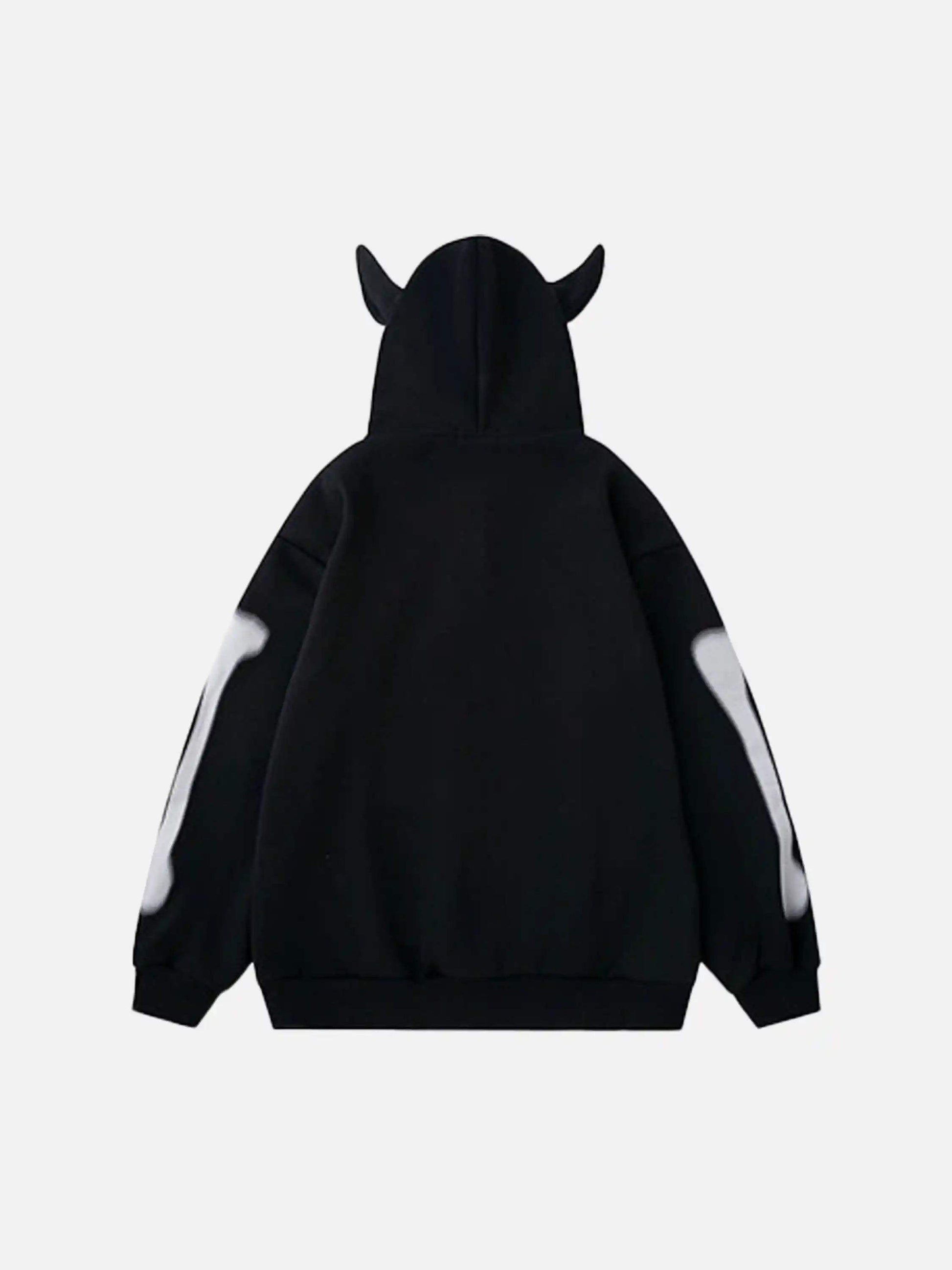 Disguisen Hip-Hop Graffiti Fleece Horn