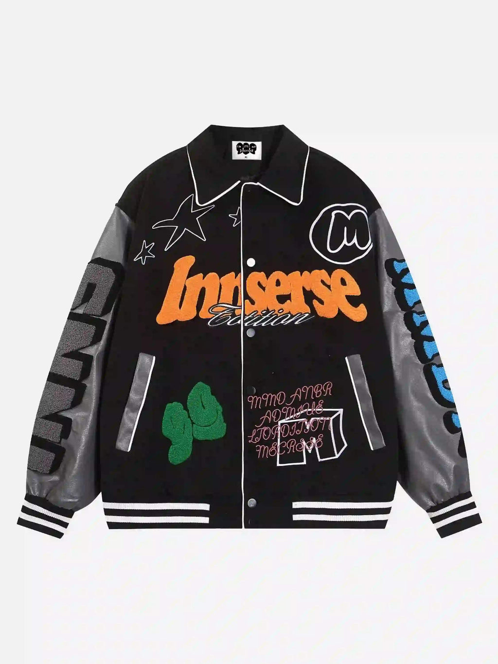 Disguisen American Retro Woolen Baseball Jacket