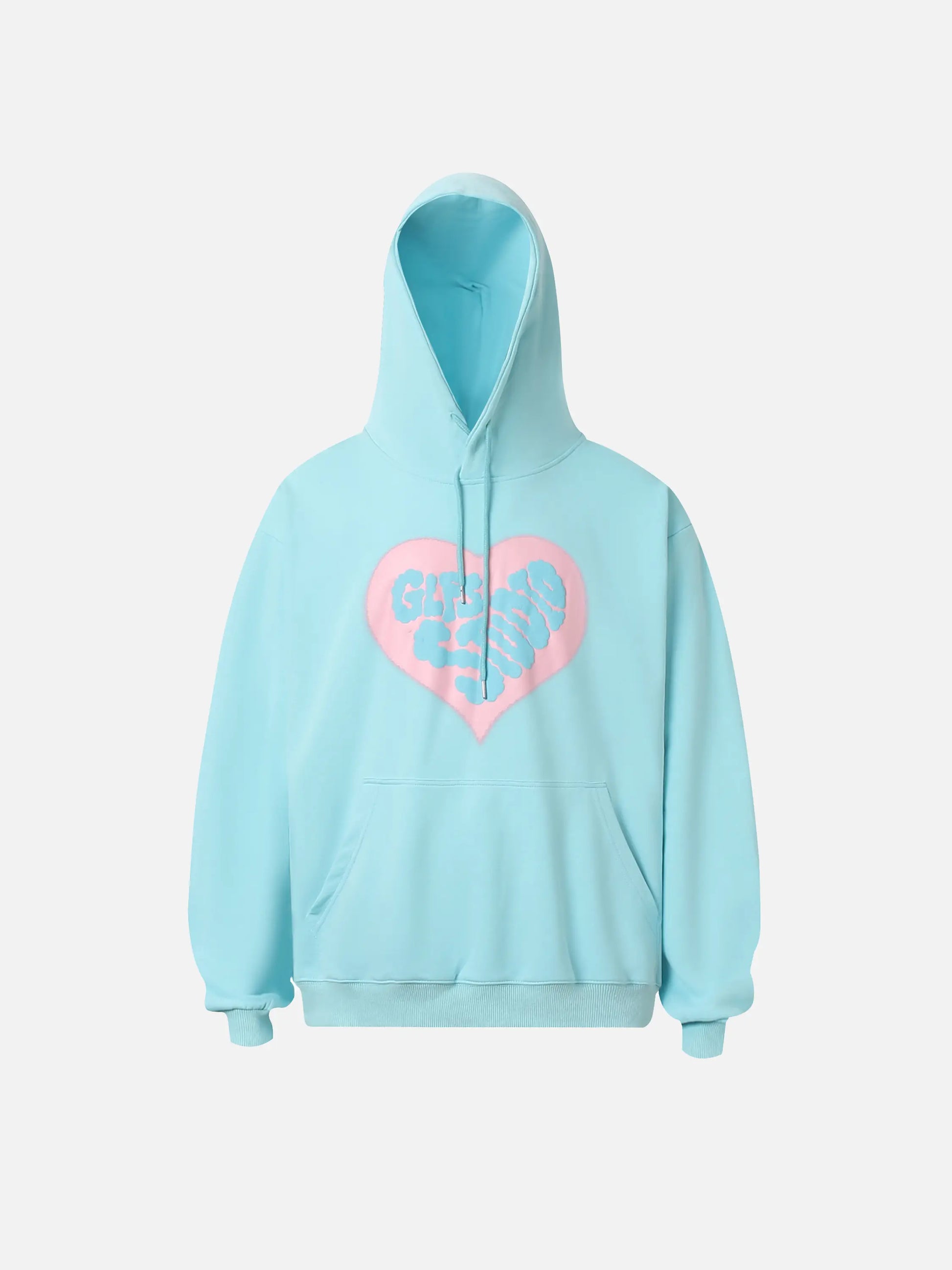 Disguisen Vintage Heart Print Hoodie