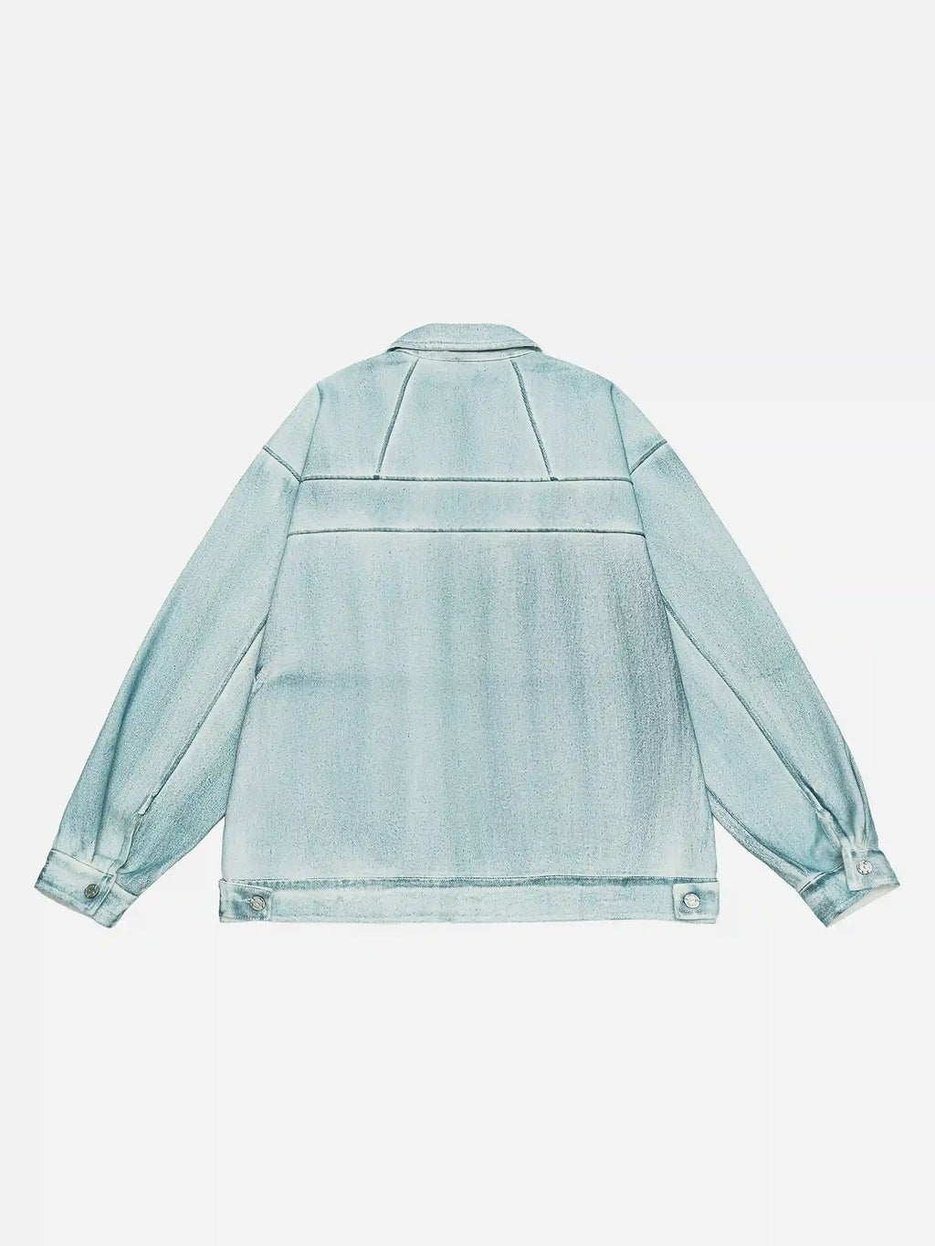 Disguisen American Style Dirty Dyed Colored Denim Jacket