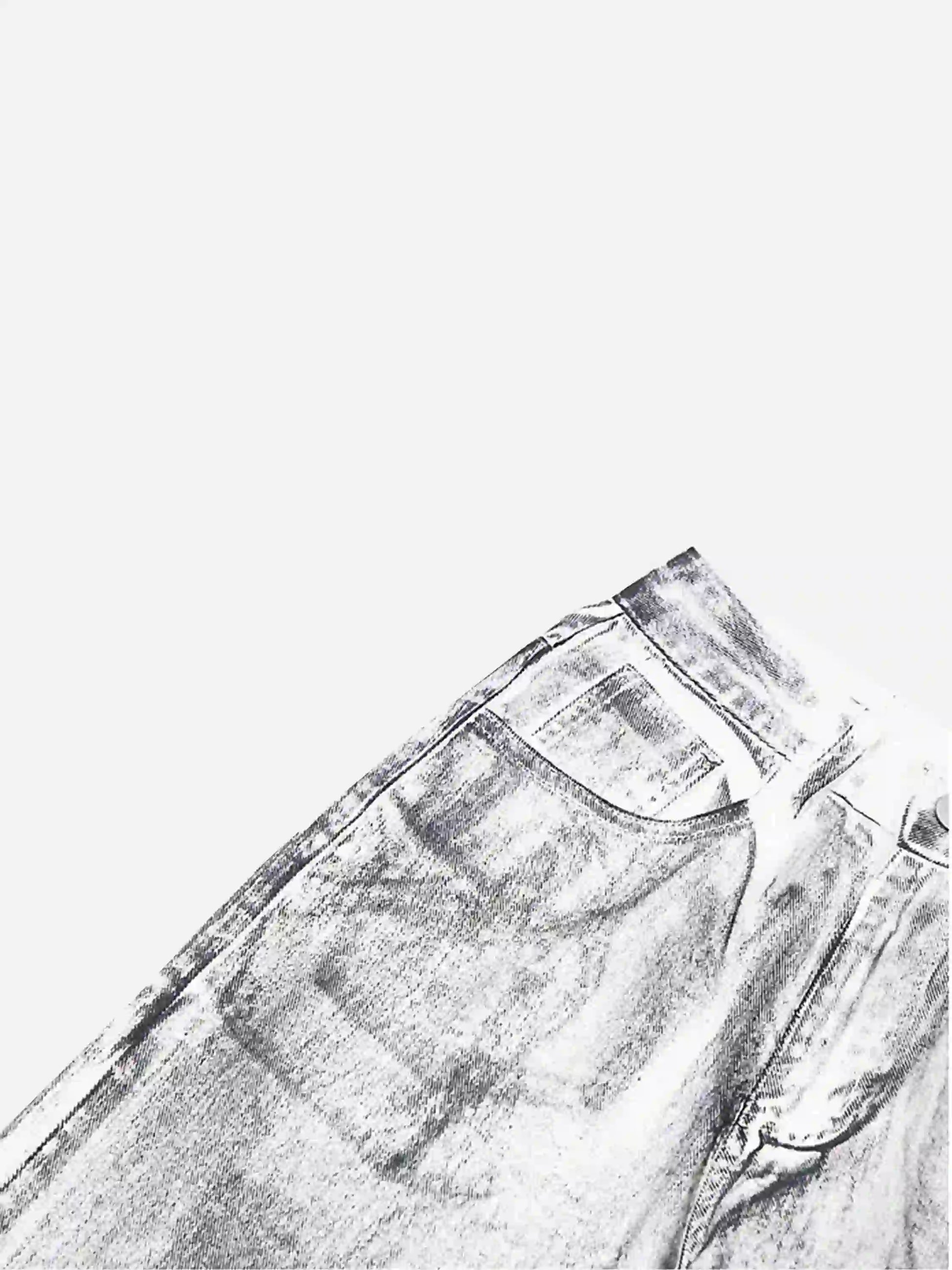Painted Dirty Jeans