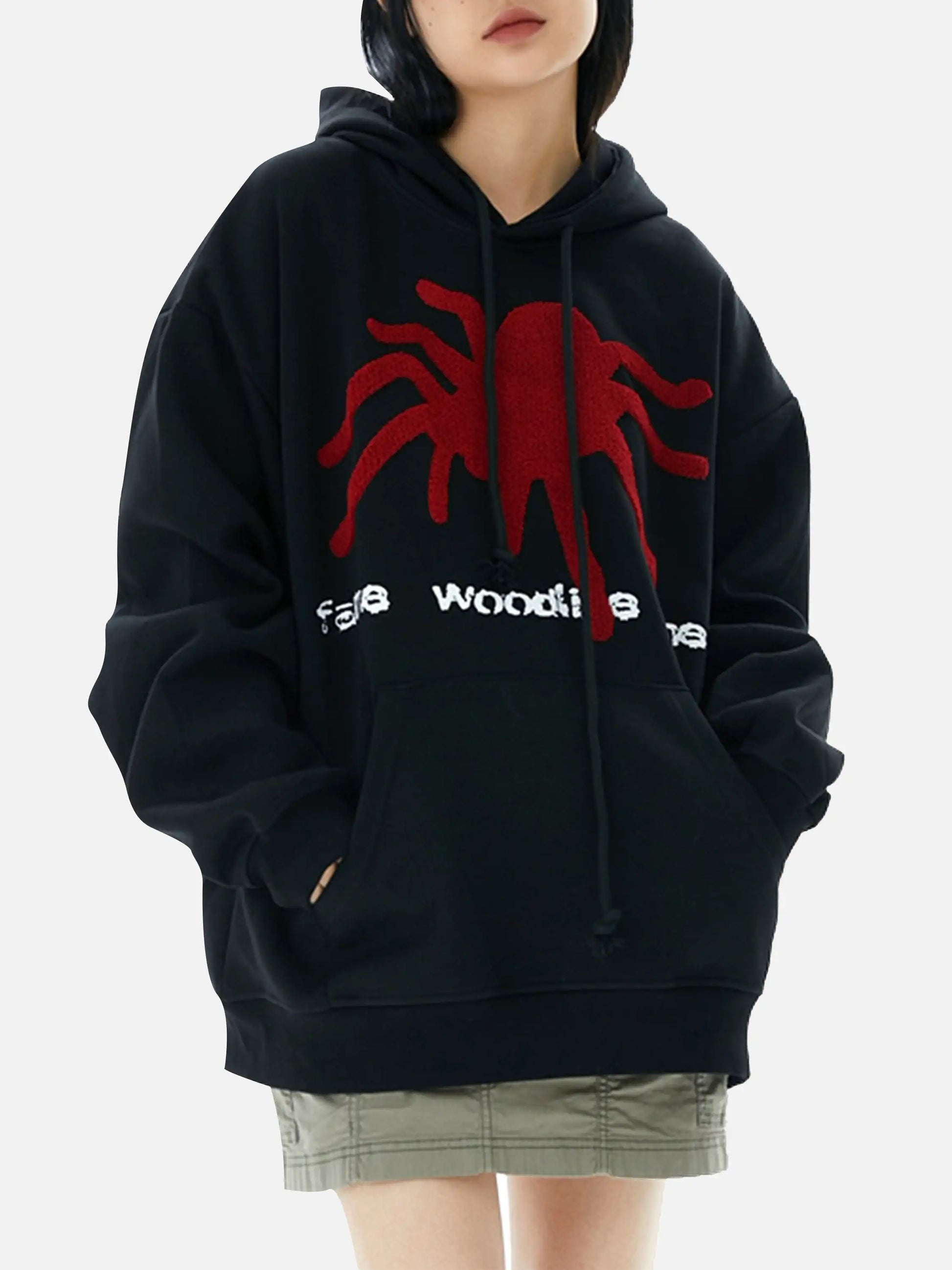 Disguisen Flocked Spider Hoodie