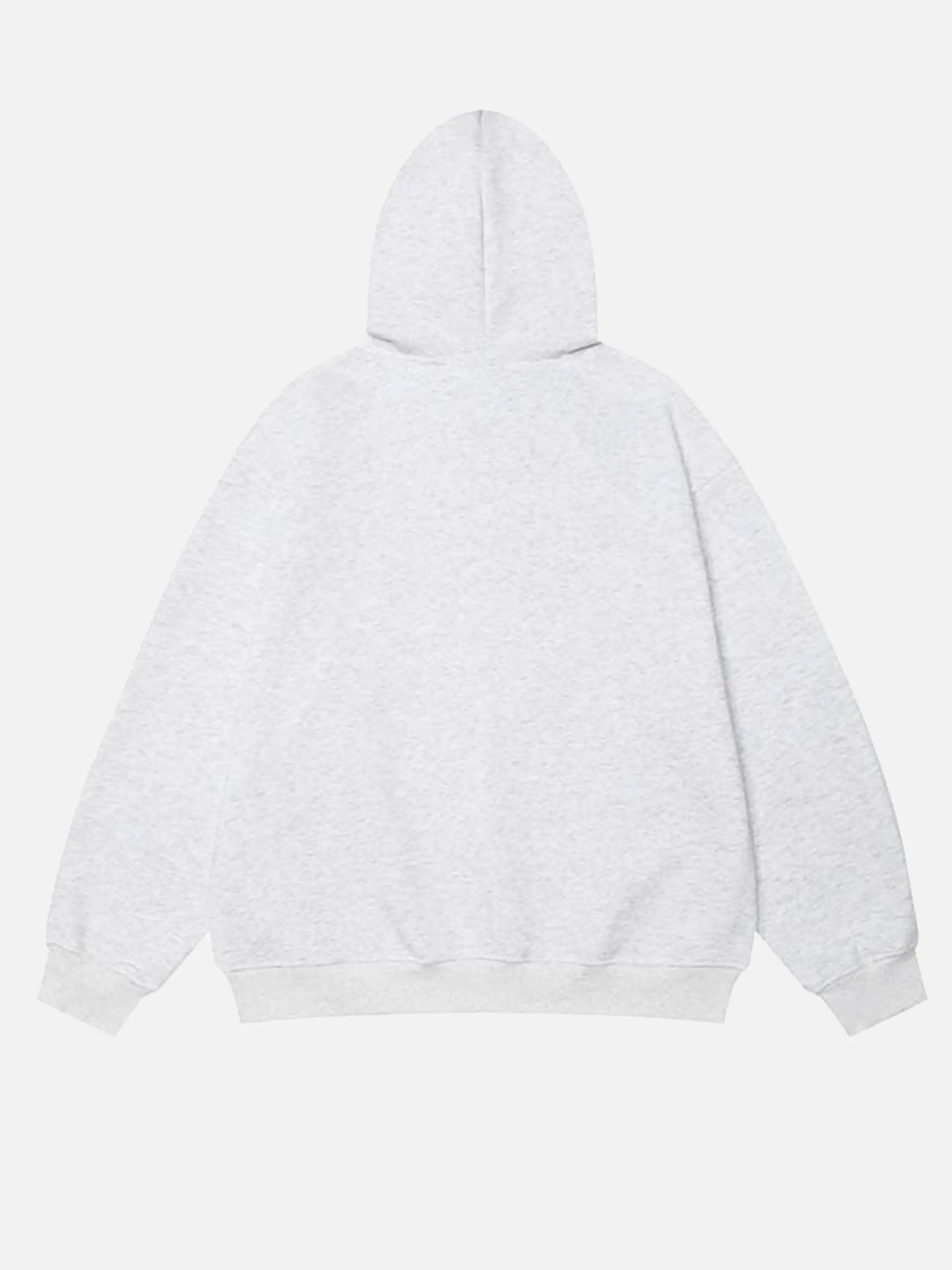 Vintage Character Print Oversized Hoodie
