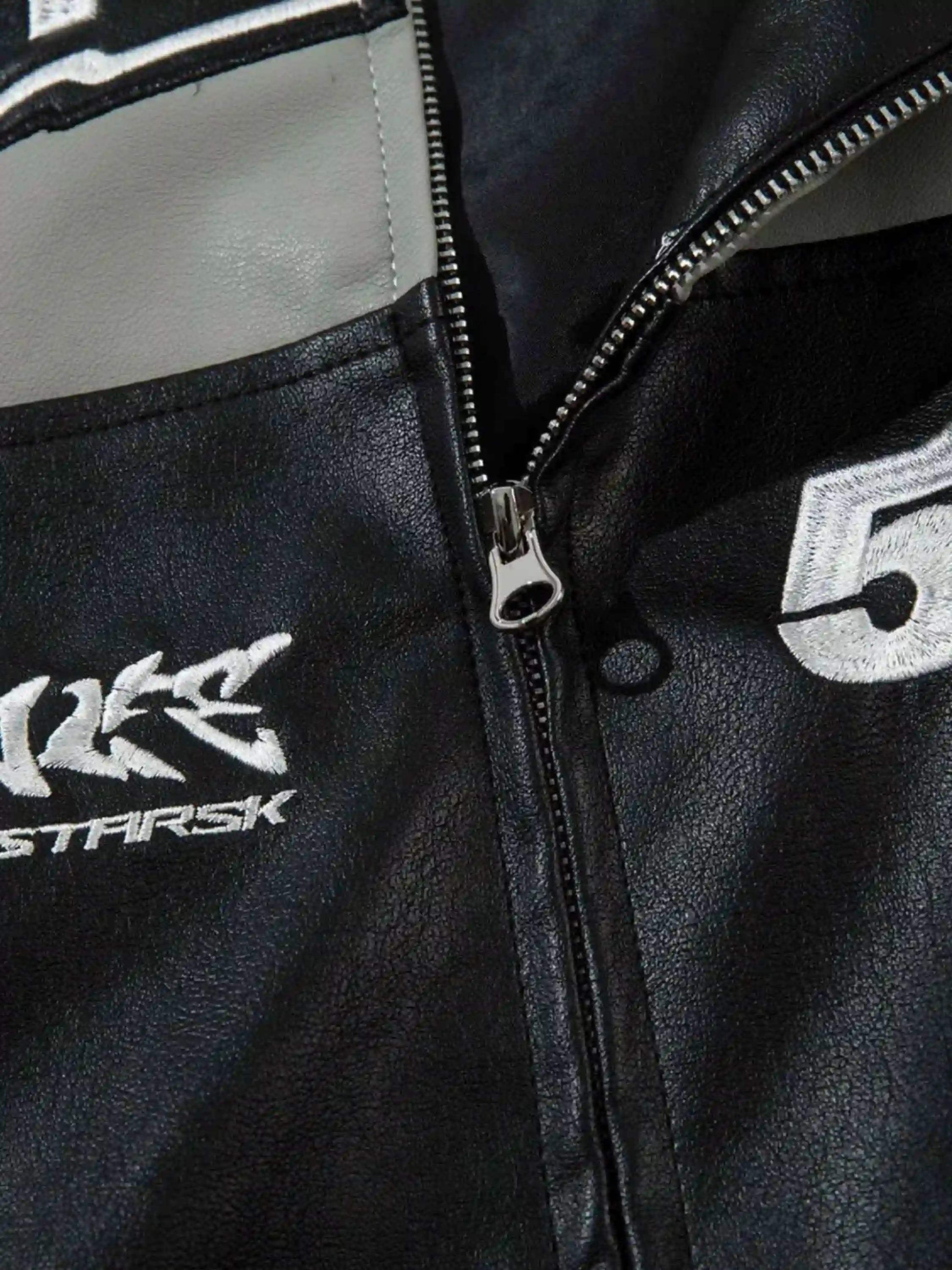 Stitching Pu Motorcycle Jacket