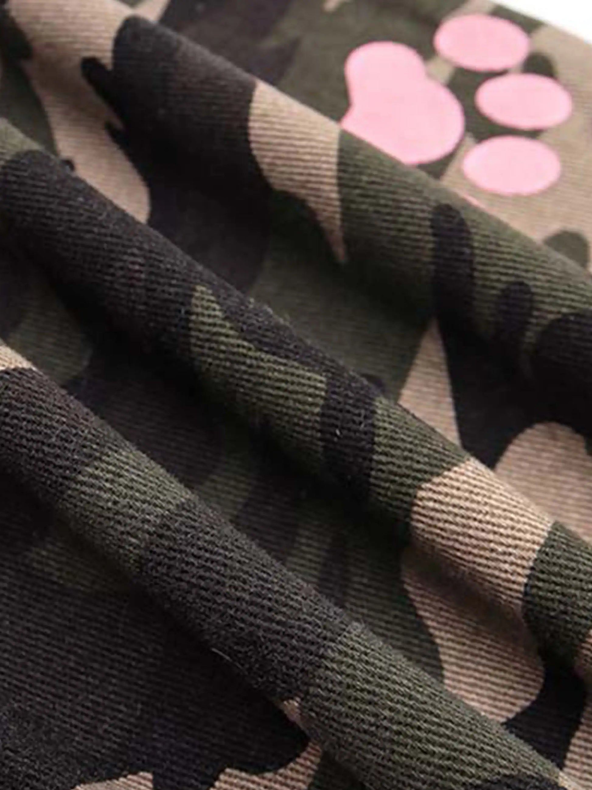 Disguisen Dog Paw Print Camouflage Pants