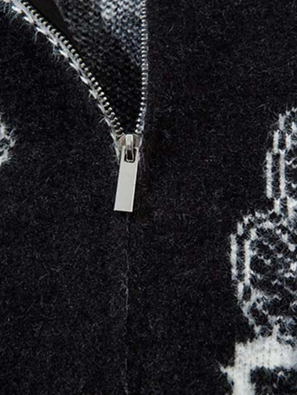 Cross Heart Butterfly Jacquard Cardigan