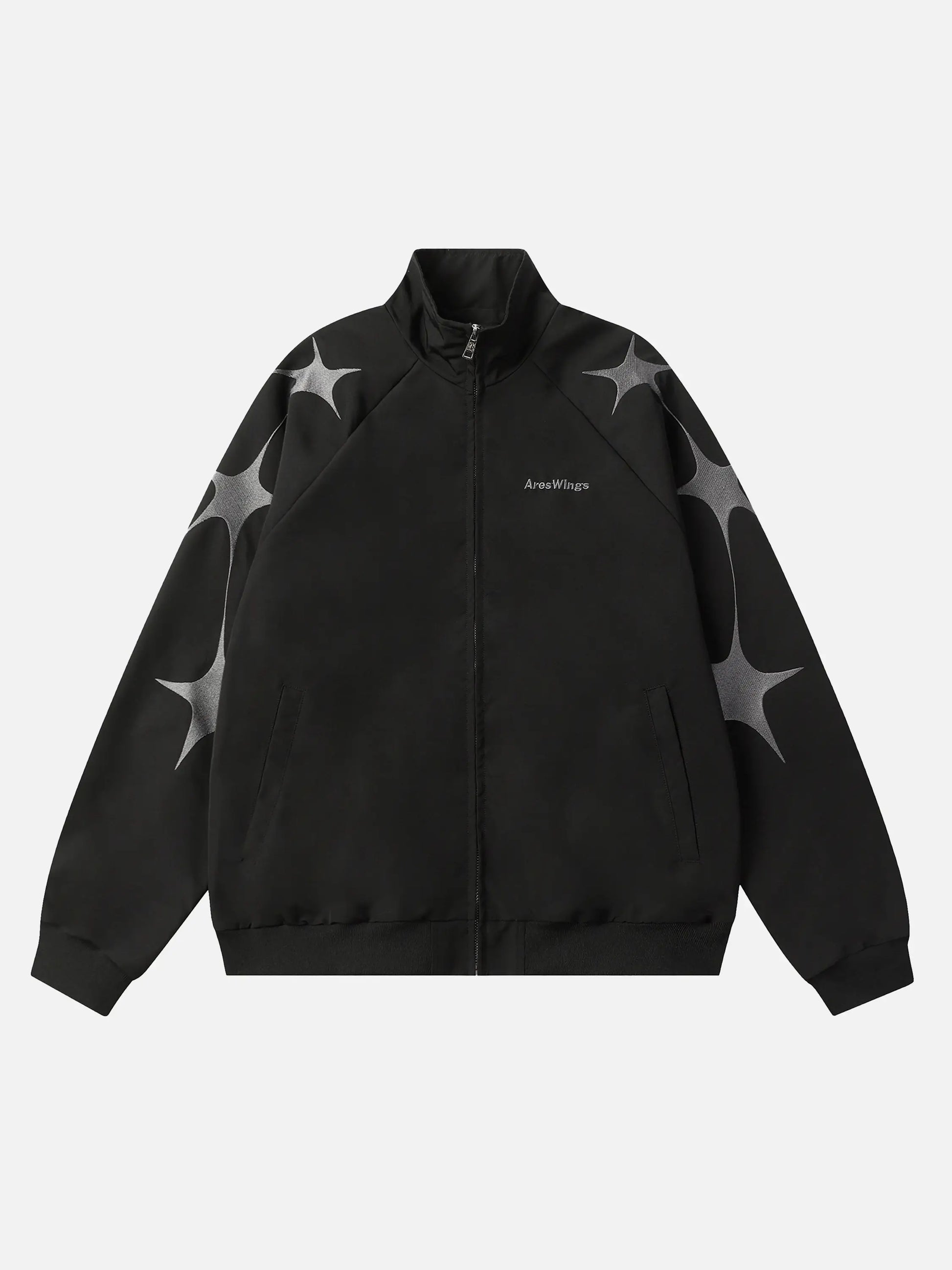 Disguisen Street Stars Embroidered Zip-Up Jacket