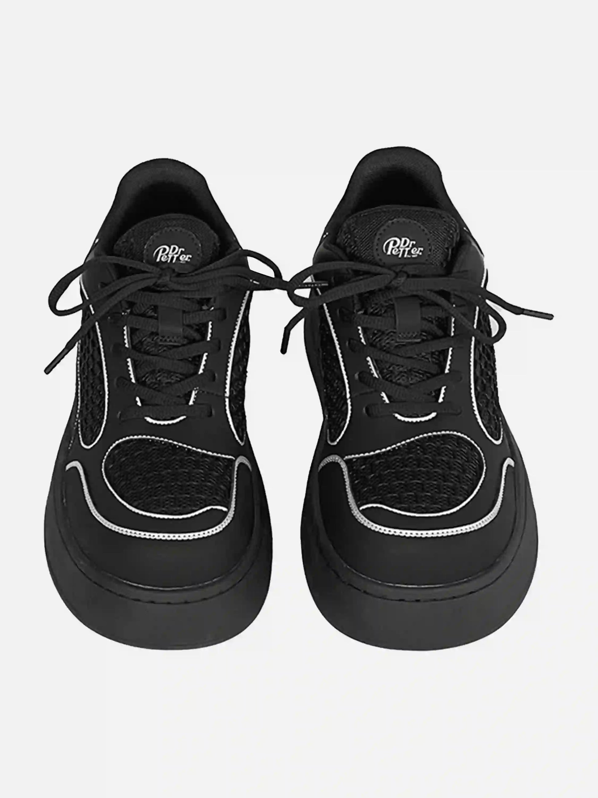Disguisen Linear Design Mesh Sneakers