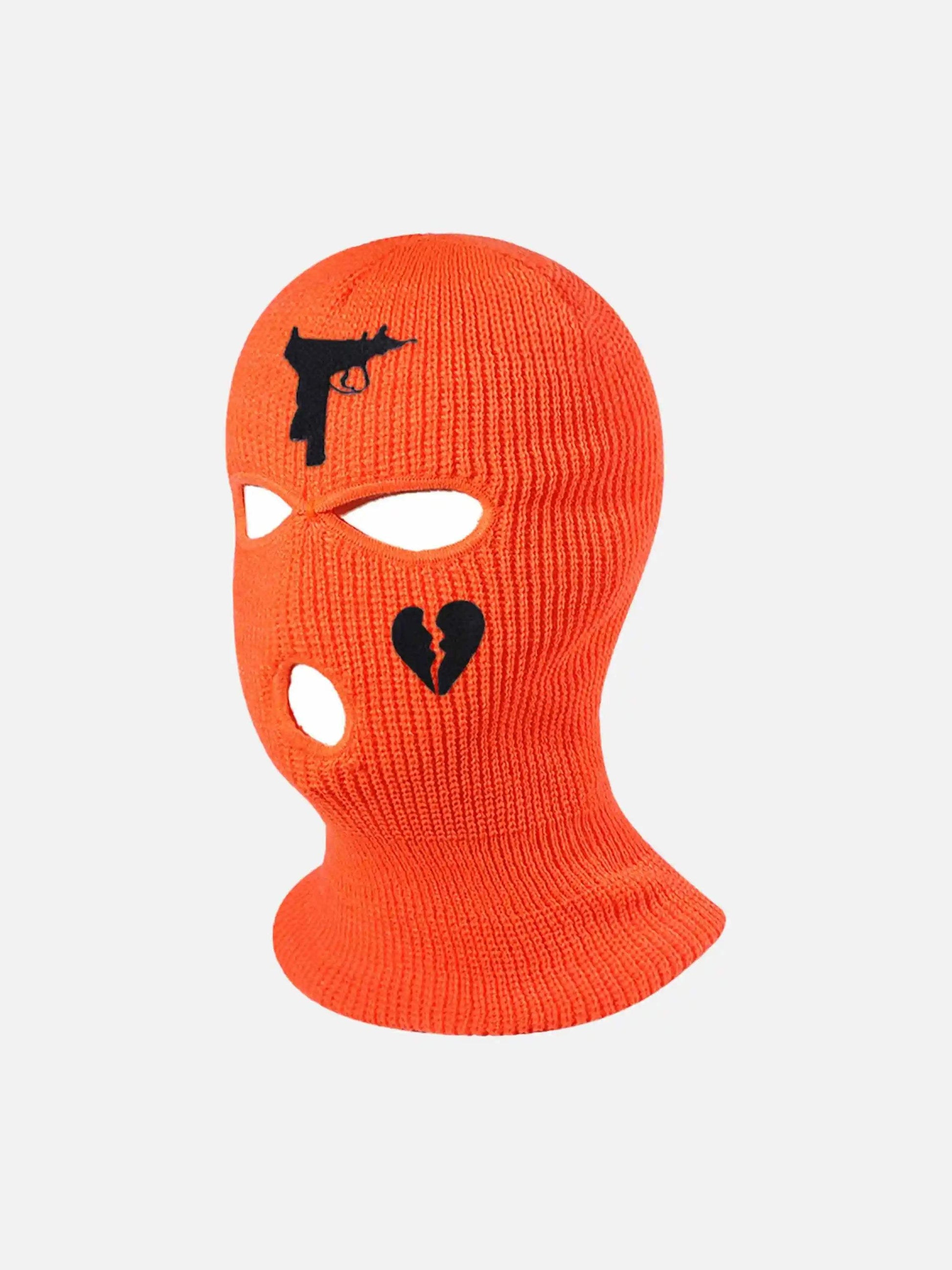 Disguisen Street Three-Hole Knitted Embroidered Beanie