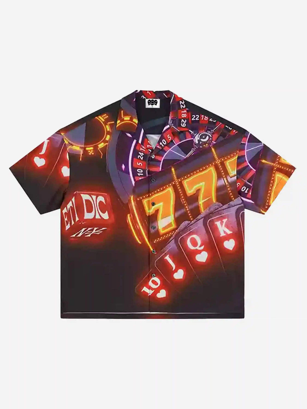 Disguisen American Street Dice Flower Shirt-0508