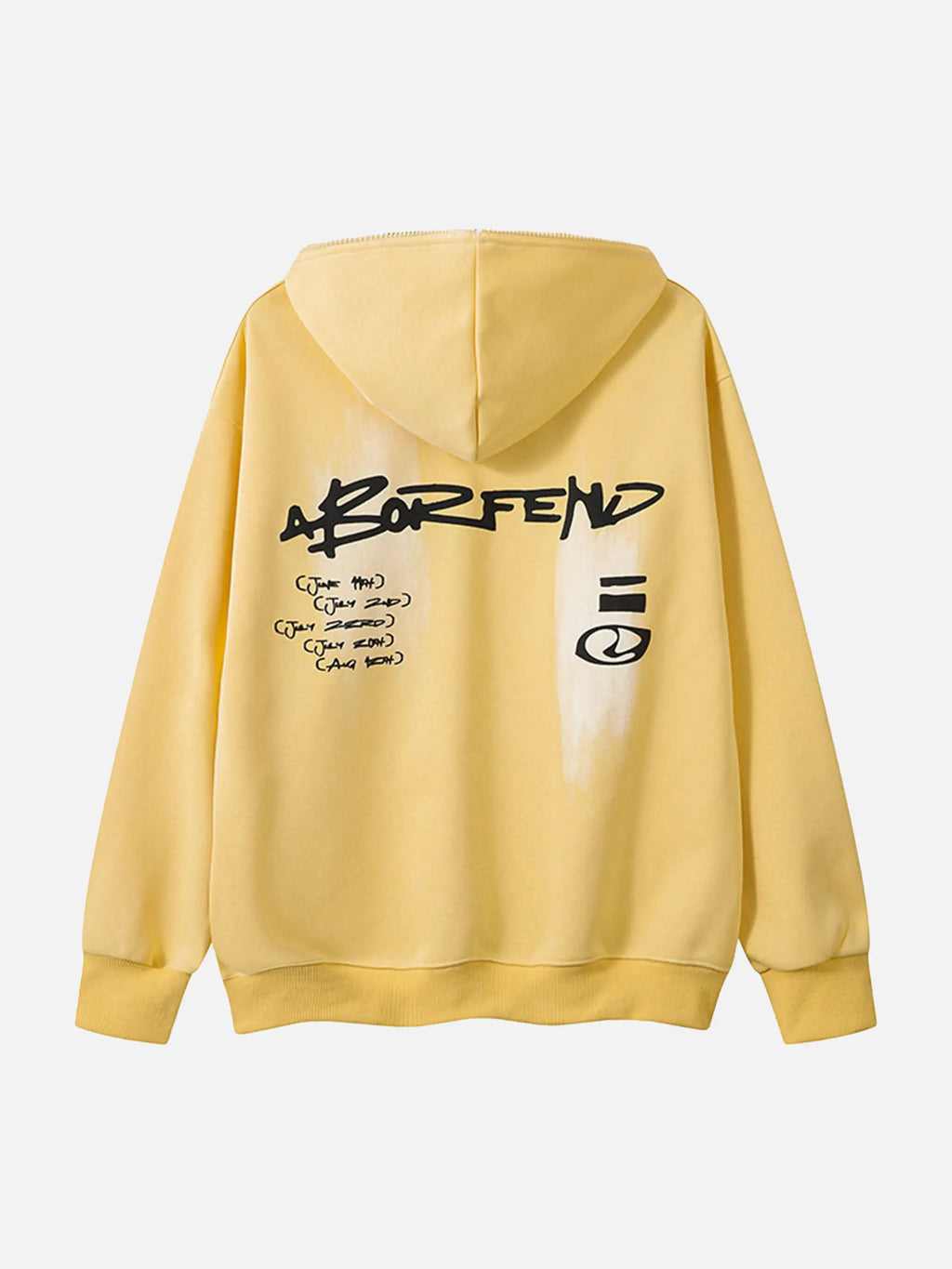 Disguisen Graffiti Half Zipper Hoodie