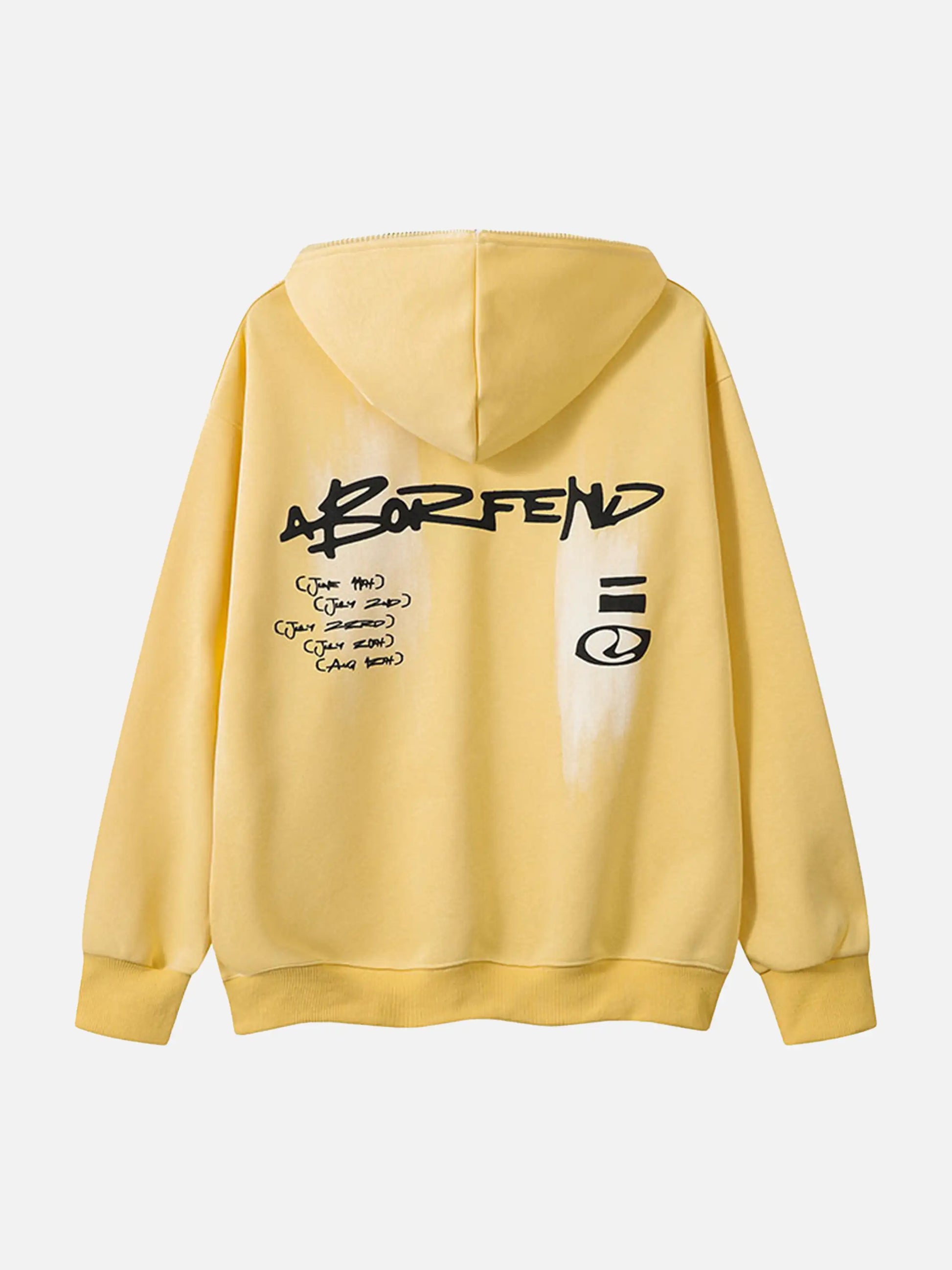 Disguisen Graffiti Half Zipper Hoodie
